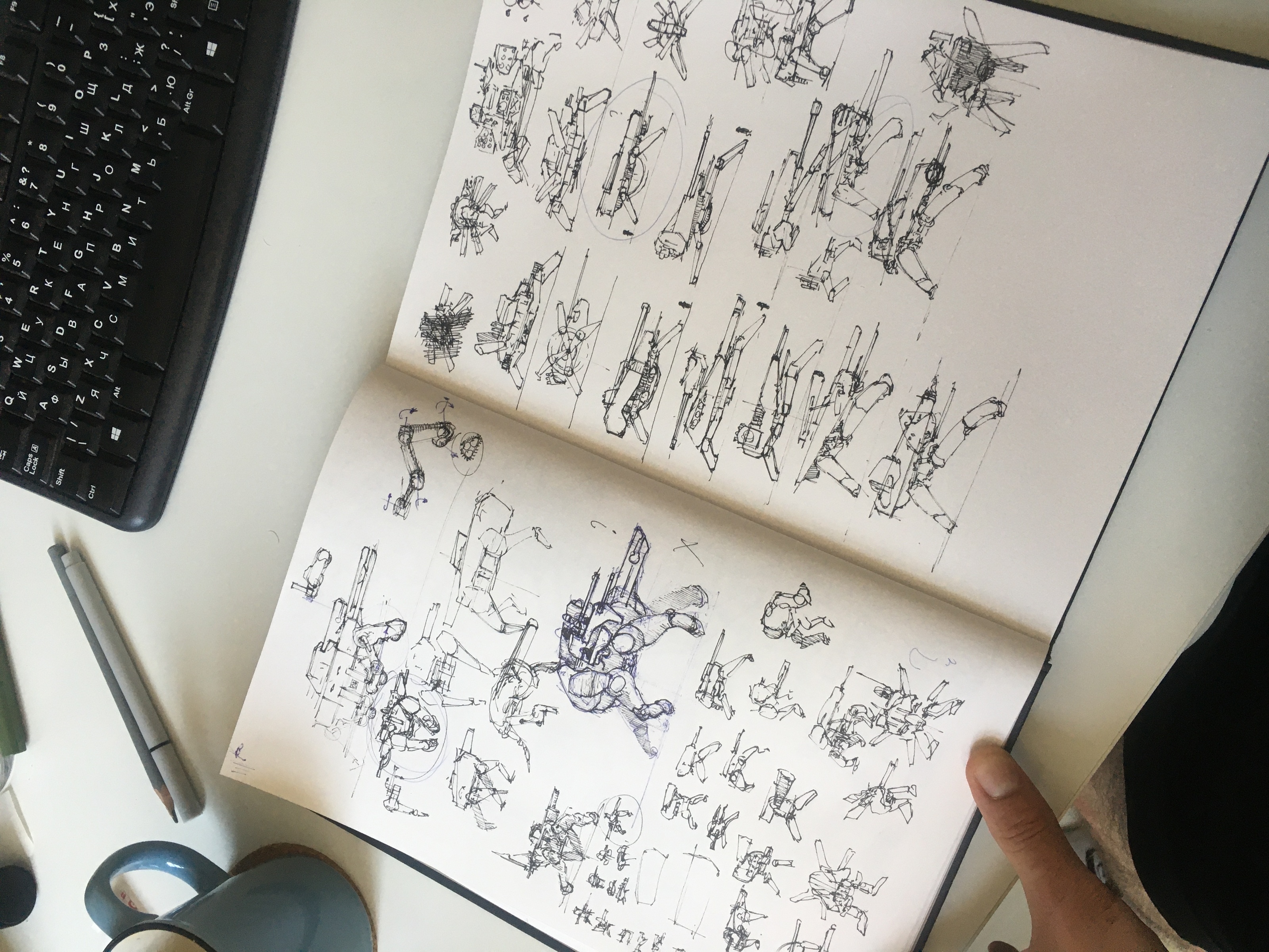 "OUROBORUS" Концепт Арт Мехи — Изображение №19 — Иллюстрация на Dprofile