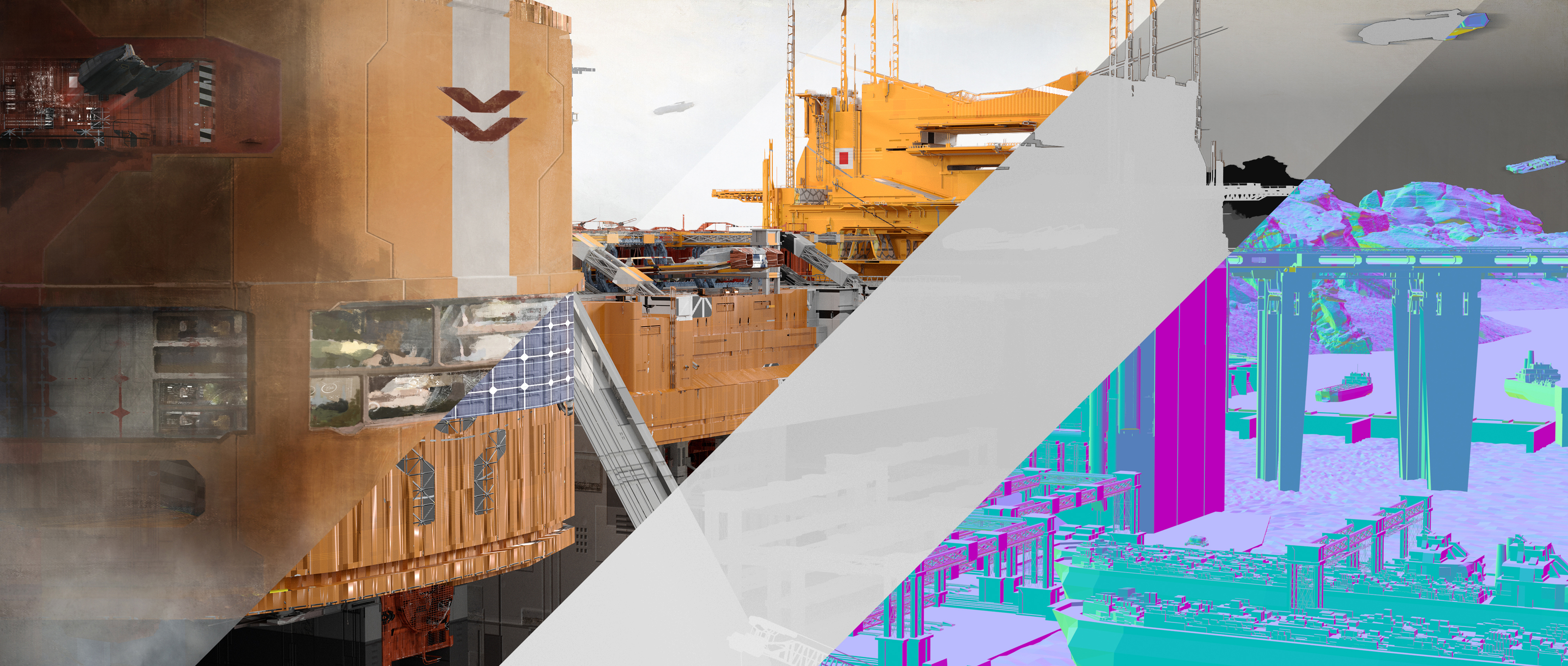 Проект города для игры NEW EDEN. — Изображение №36 — Иллюстрация, 3D на Dprofile