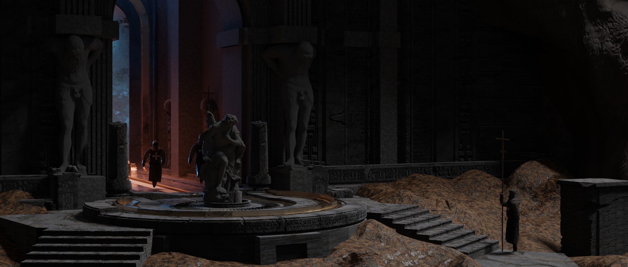 Проект города для игры NEW EDEN. — Изображение №39 — Иллюстрация, 3D на Dprofile