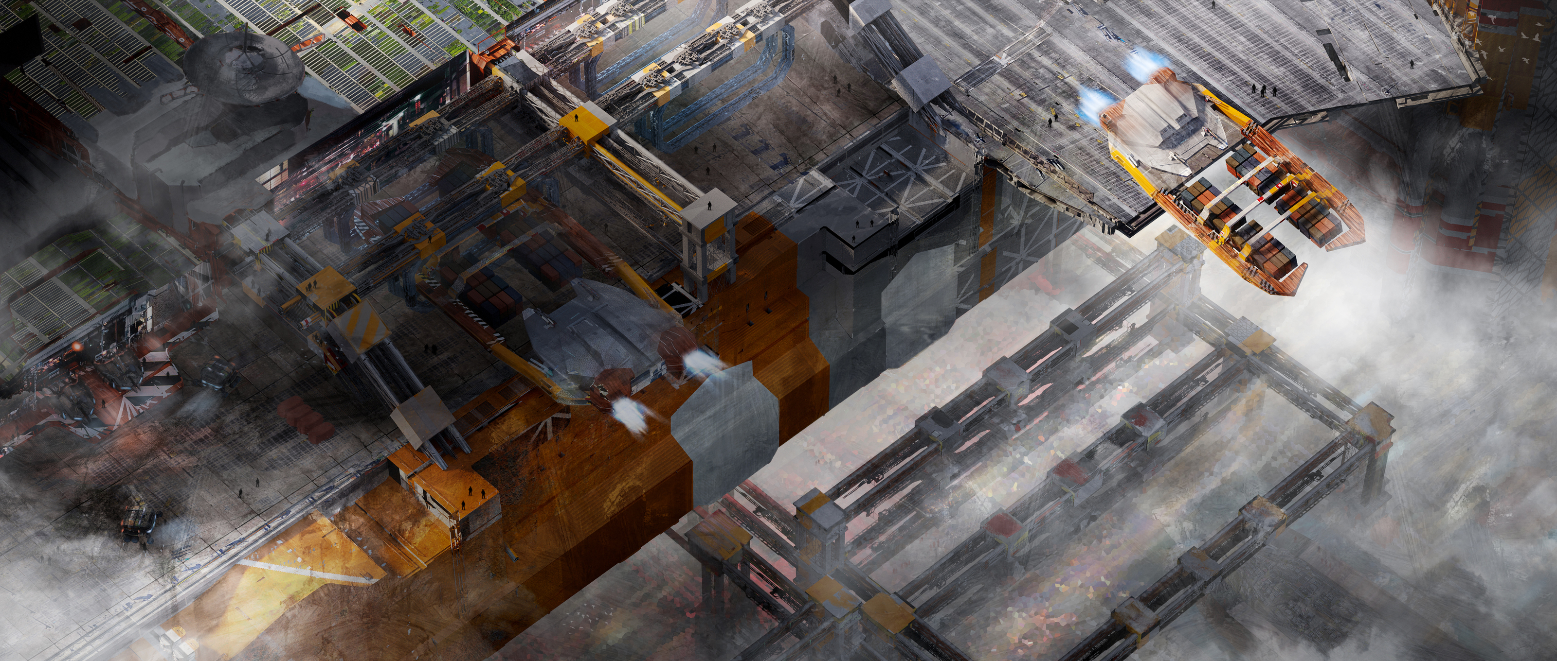 Проект города для игры NEW EDEN. — Изображение №14 — Иллюстрация, 3D на Dprofile