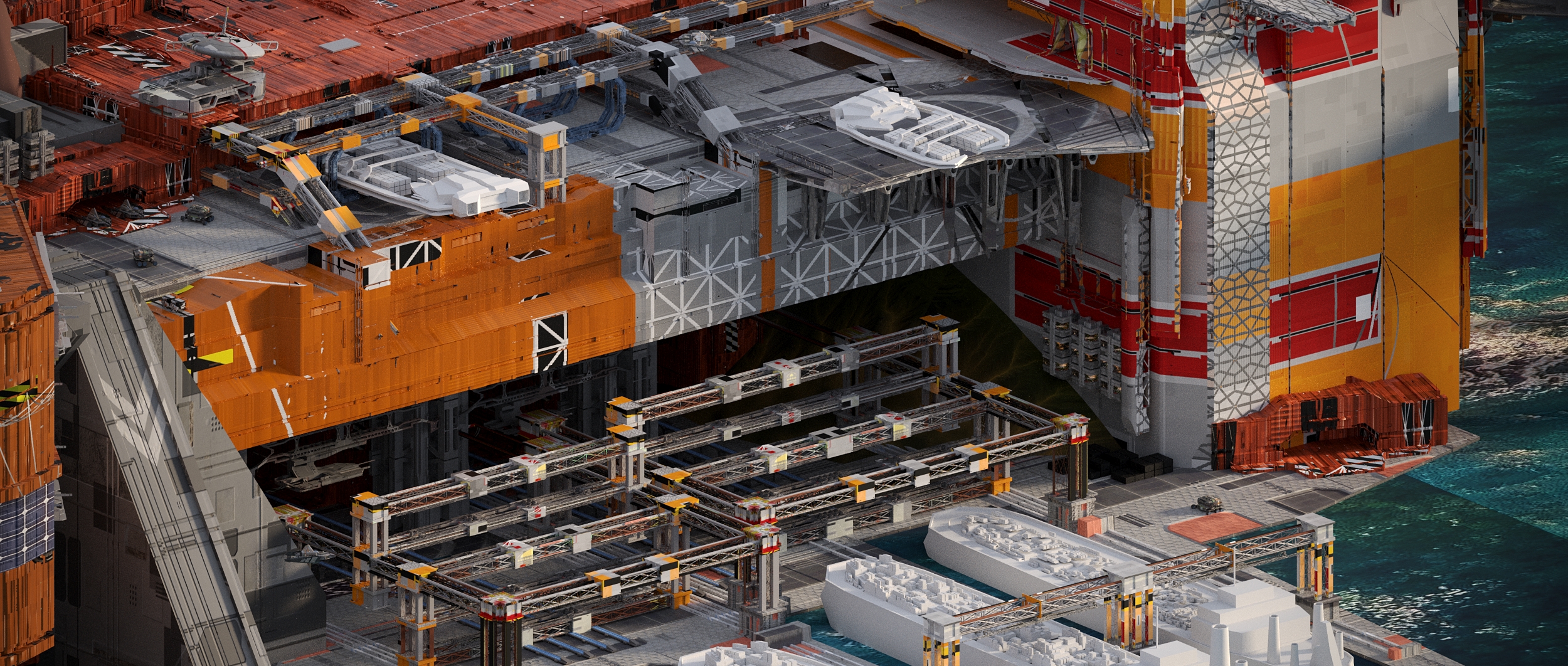 Проект города для игры NEW EDEN. — Изображение №45 — Иллюстрация, 3D на Dprofile