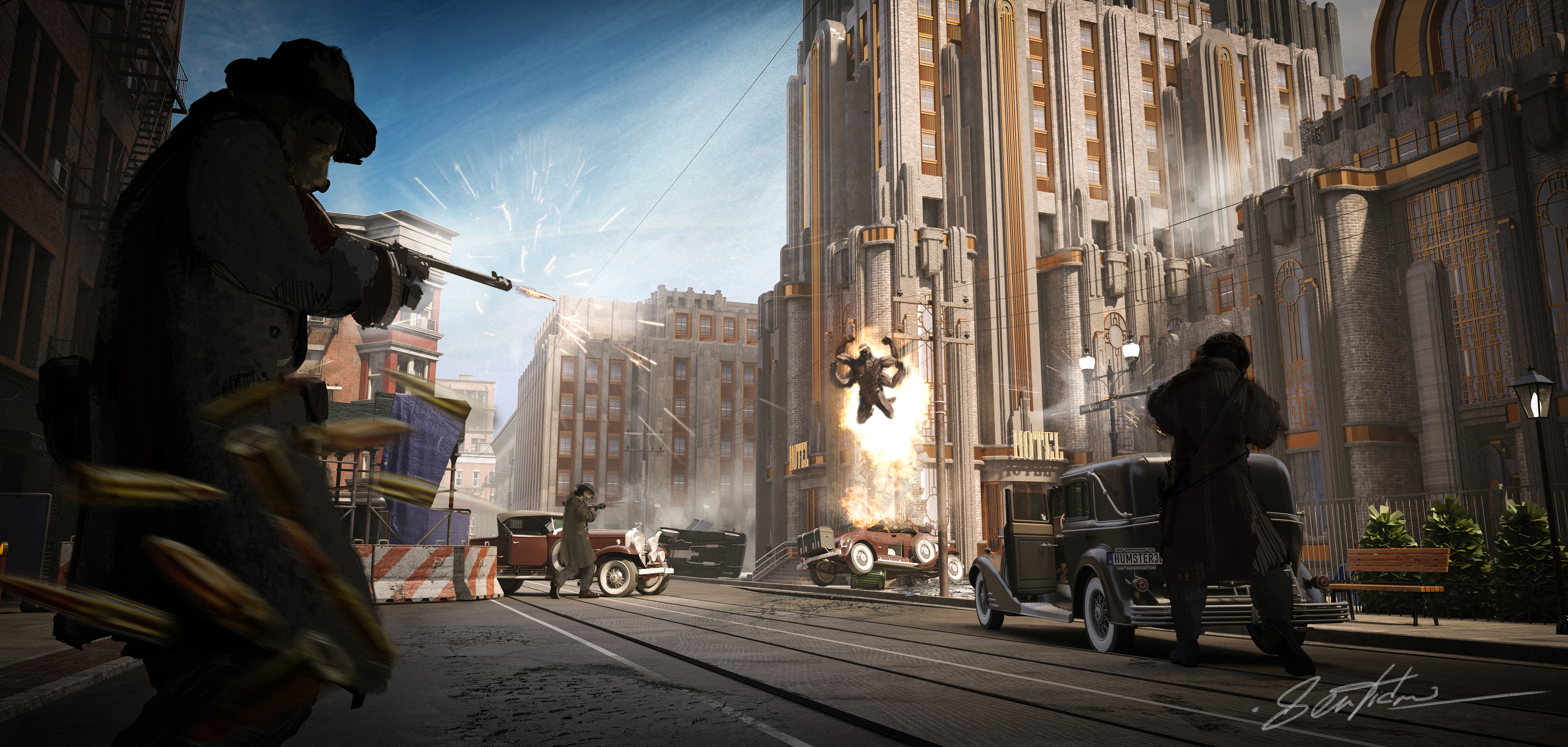 "1920" Keyframe concept art — Изображение №2 — Иллюстрация, 3D на Dprofile