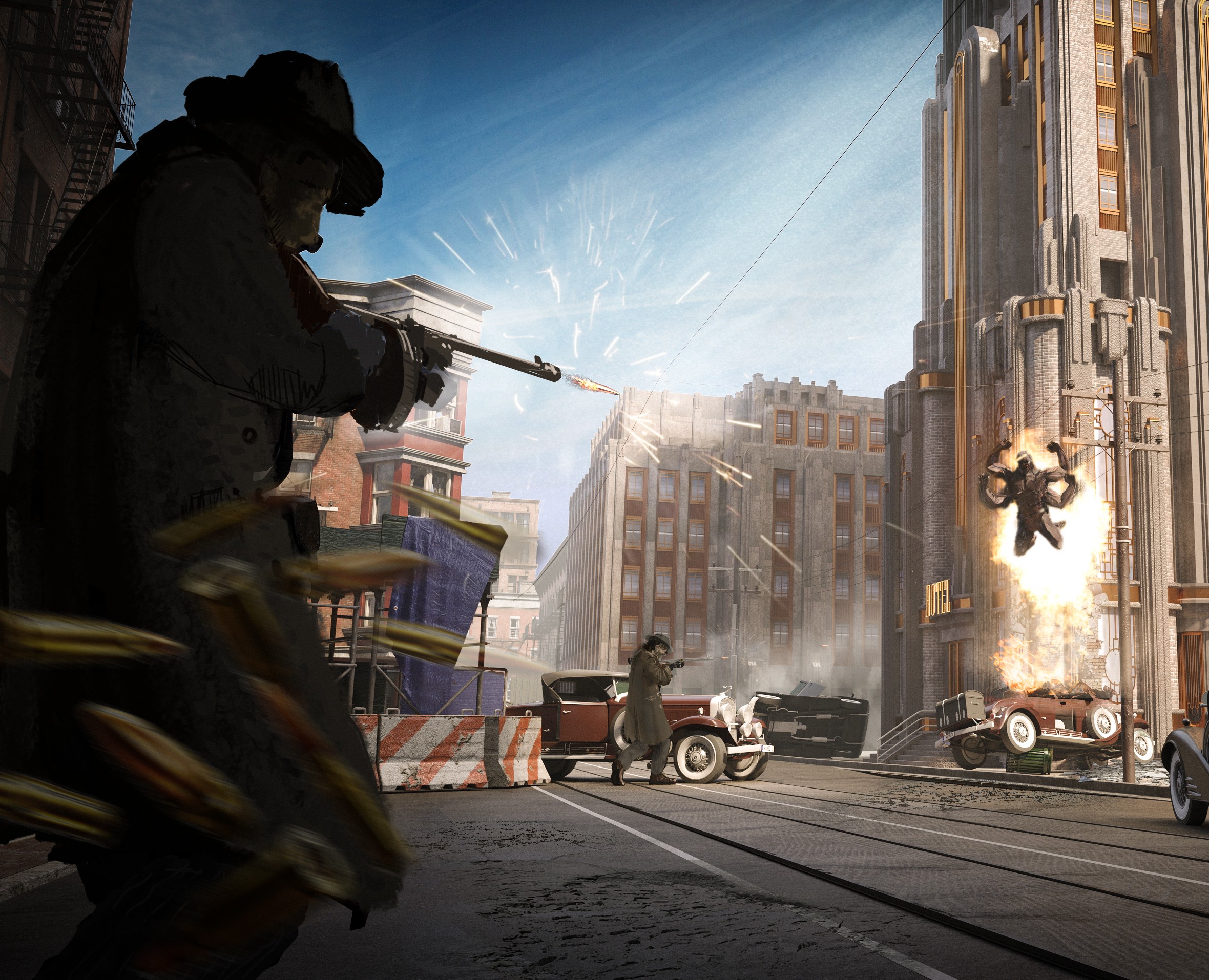 "1920" Keyframe concept art — Иллюстрация, 3D на Dprofile