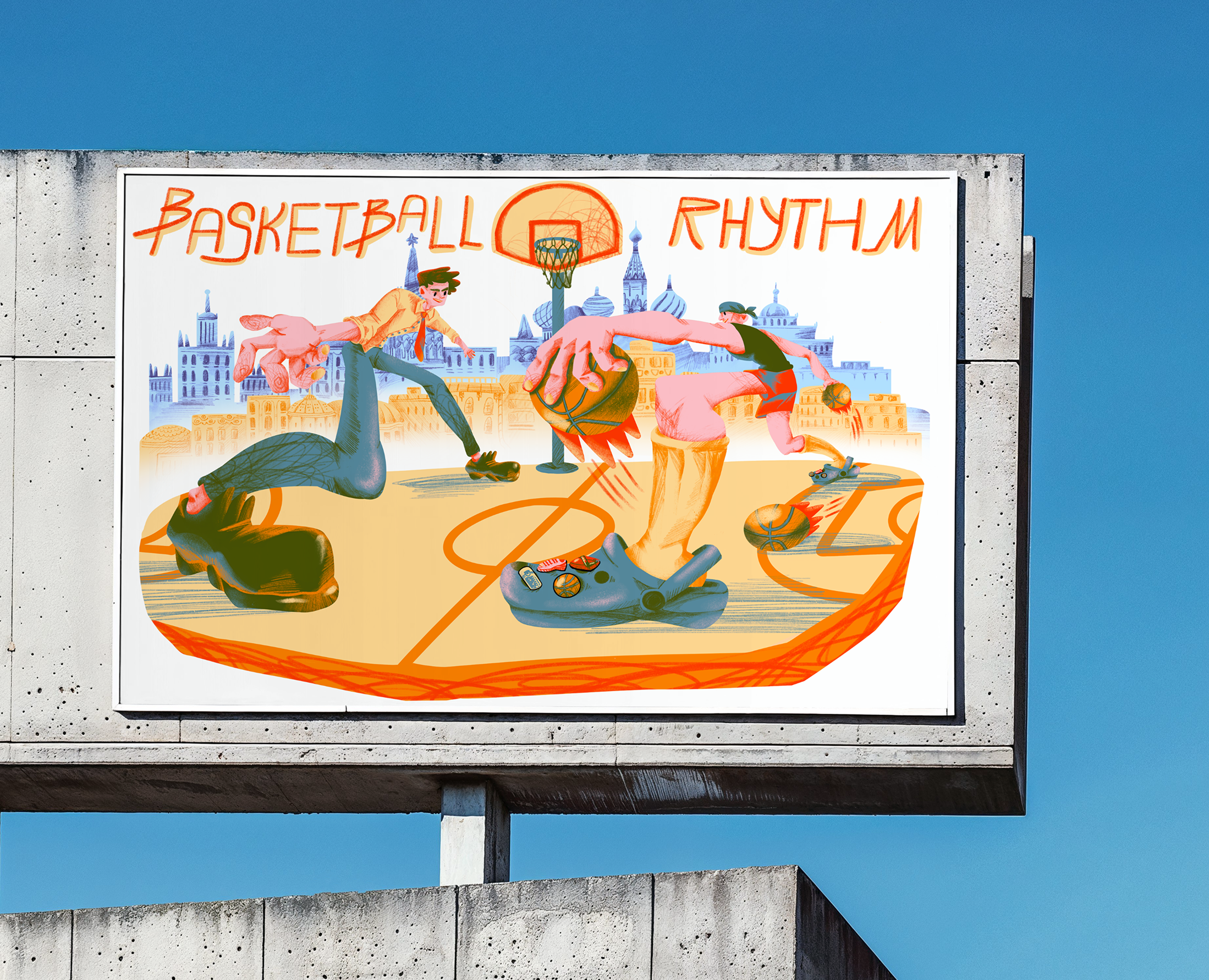 Basketball event — Иллюстрация, Графика на Dprofile