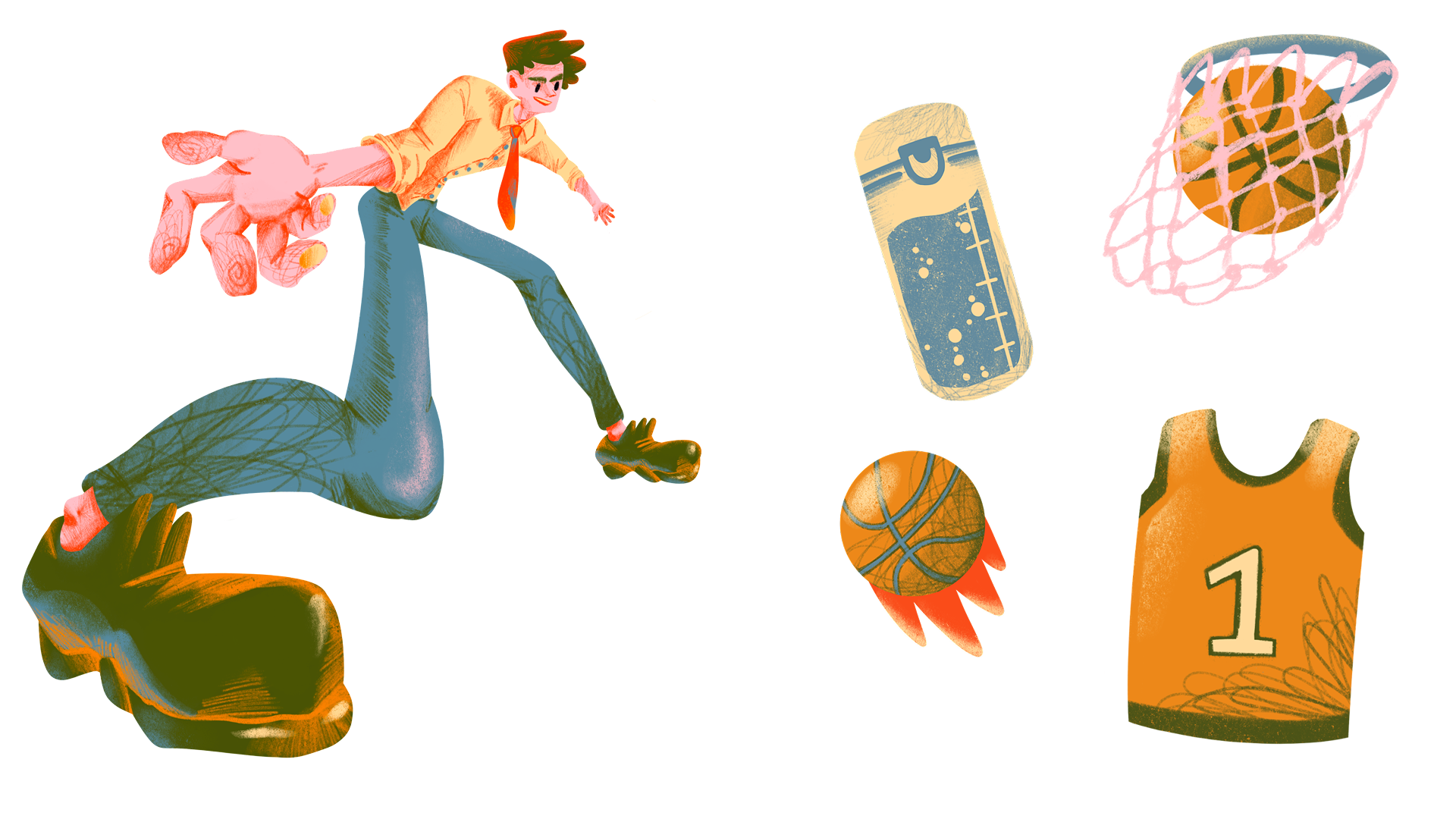 Basketball event — Изображение №4 — Иллюстрация, Графика на Dprofile