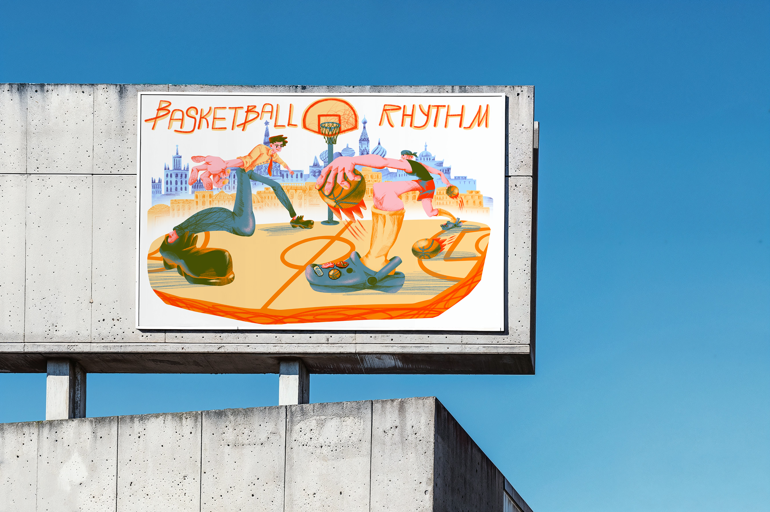 Basketball event — Изображение №7 — Иллюстрация, Графика на Dprofile