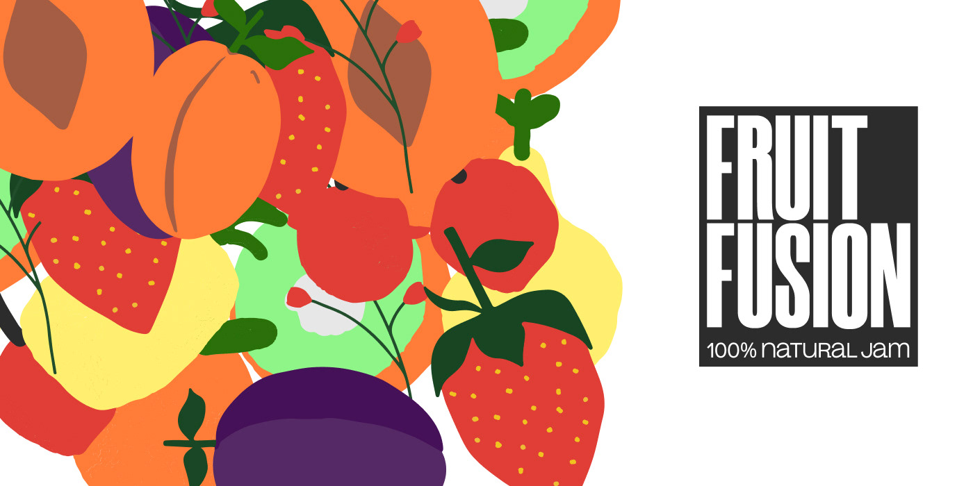FRUITFUSION visual identity — Изображение №17 — Брендинг, Иллюстрация на Dprofile