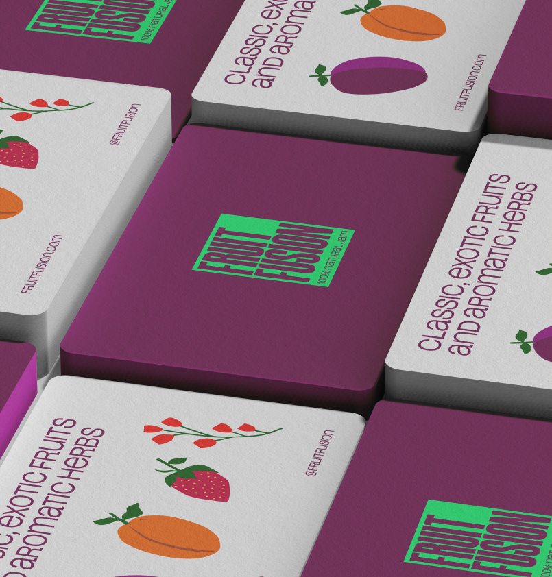 FRUITFUSION visual identity — Изображение №10 — Брендинг, Иллюстрация на Dprofile