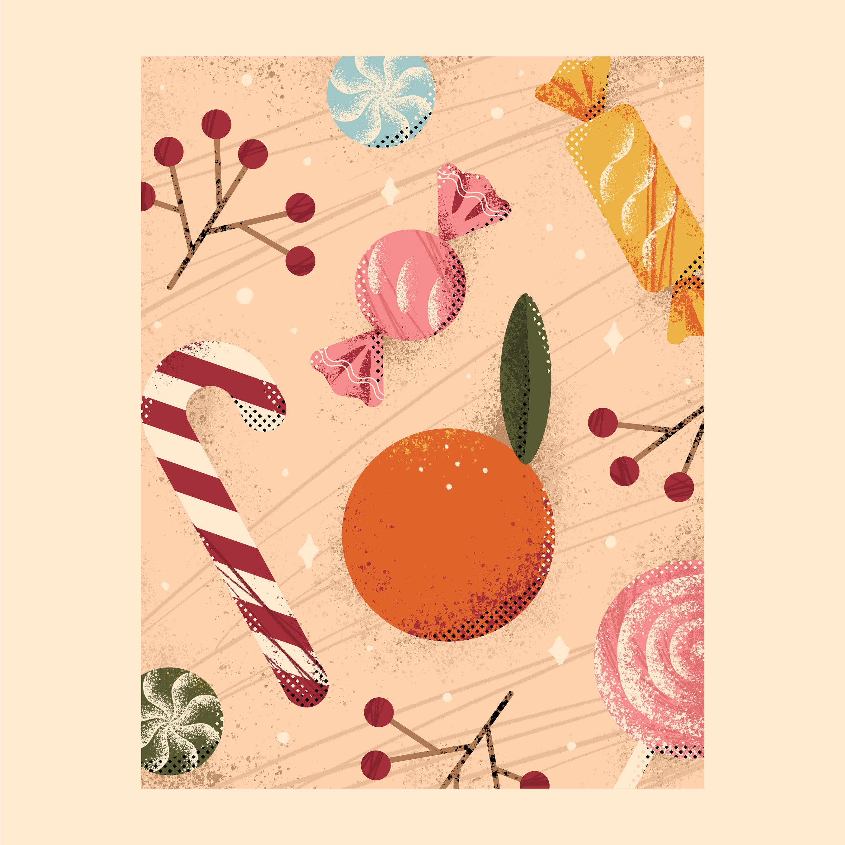 New Year postcards — Изображение №10 — Иллюстрация, Графика на Dprofile