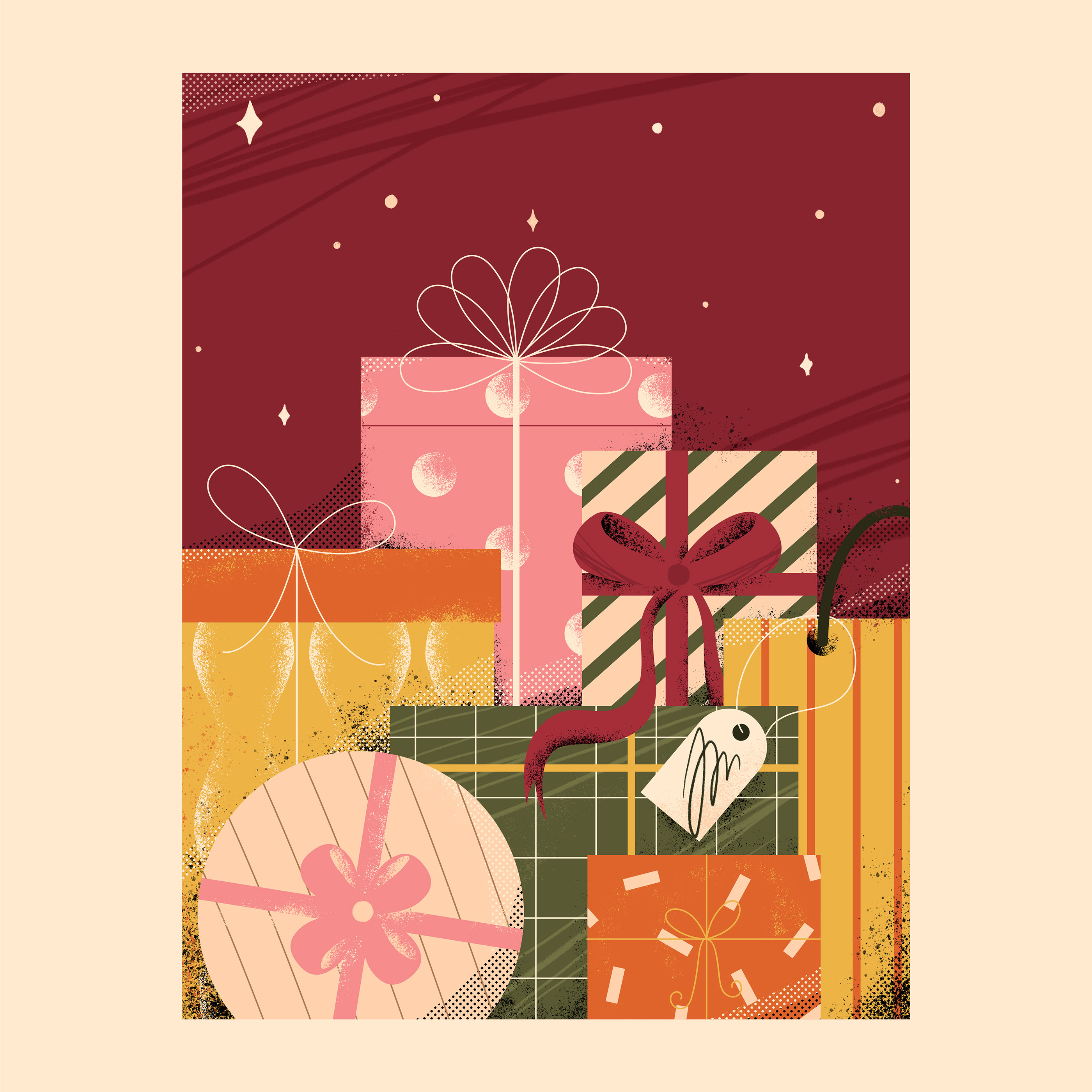 New Year postcards — Изображение №8 — Иллюстрация, Графика на Dprofile