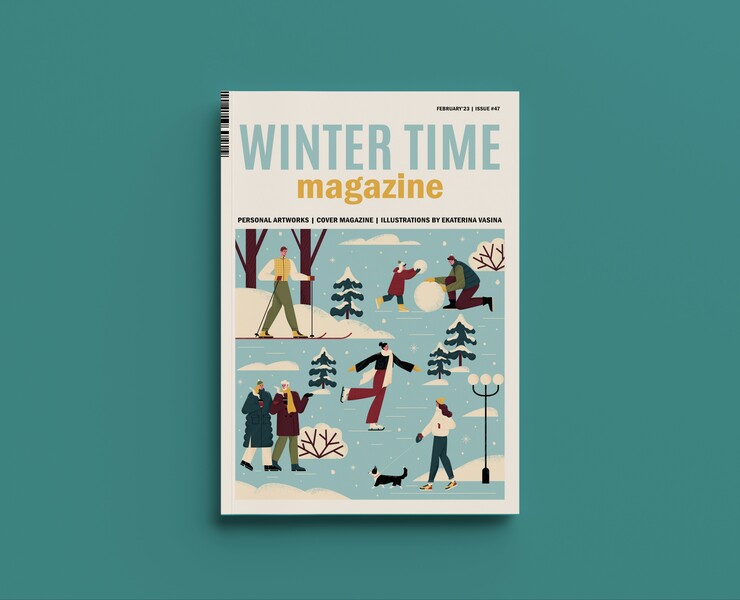 Winter time. Editorial illustrations на Dprofile