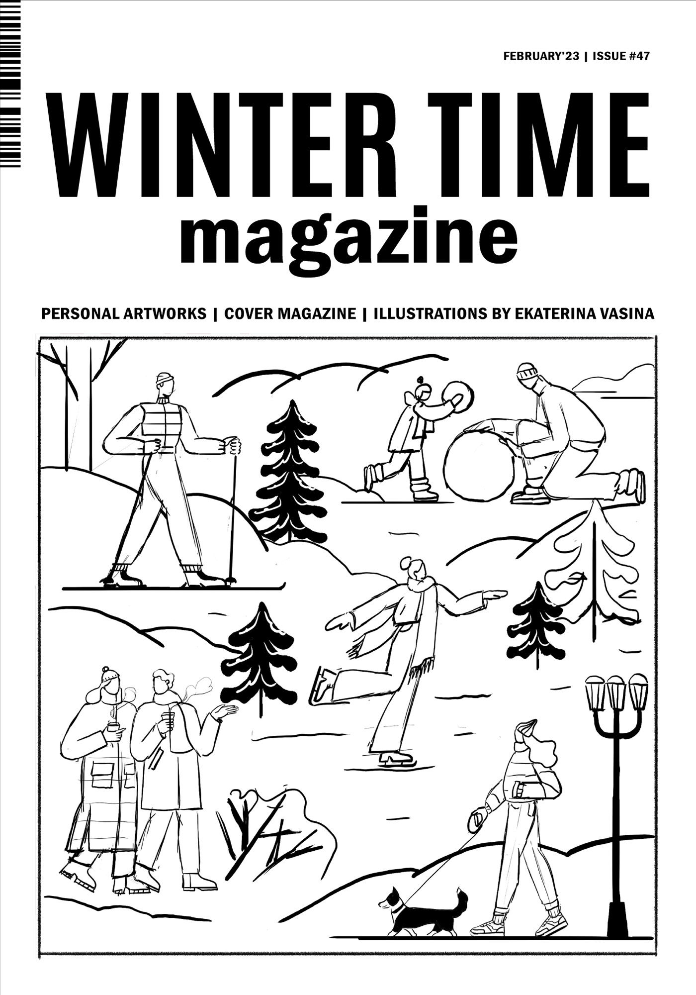 Winter time. Editorial illustrations — Изображение №3 — Иллюстрация, Графика на Dprofile
