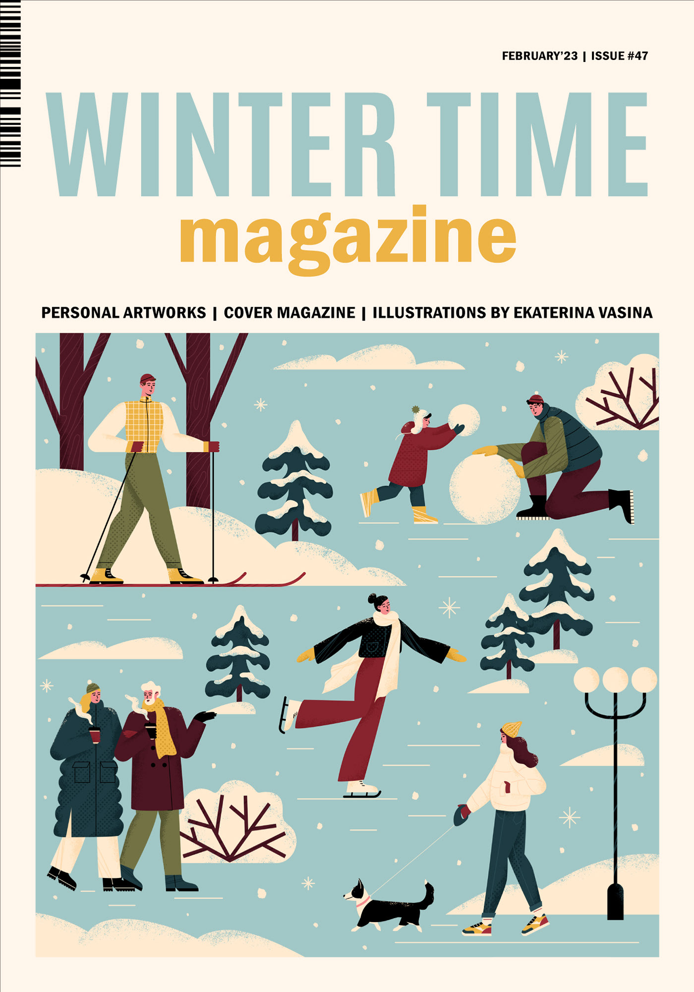 Winter time. Editorial illustrations — Изображение №2 — Иллюстрация, Графика на Dprofile