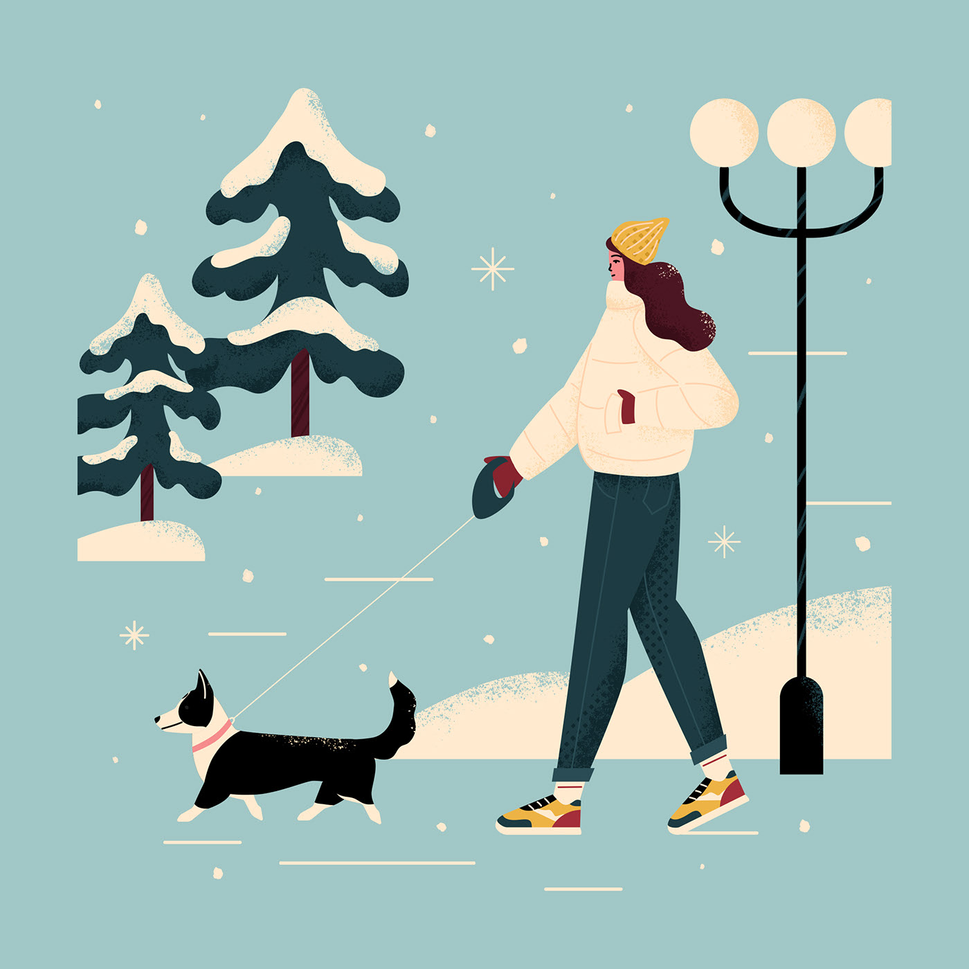 Winter time. Editorial illustrations — Изображение №12 — Иллюстрация, Графика на Dprofile