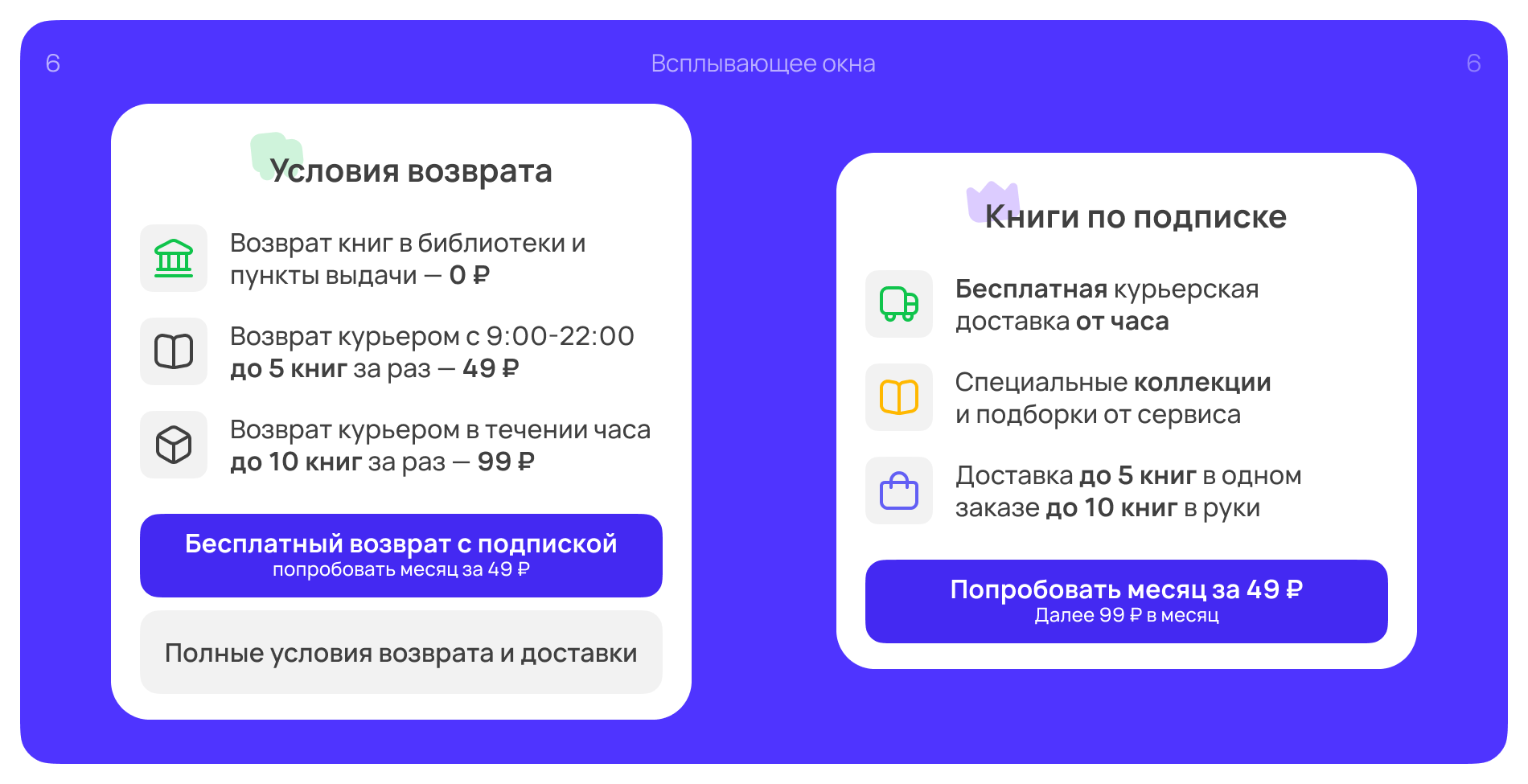 Приложение для доставки книг — Изображение №6 — Интерфейсы на Dprofile