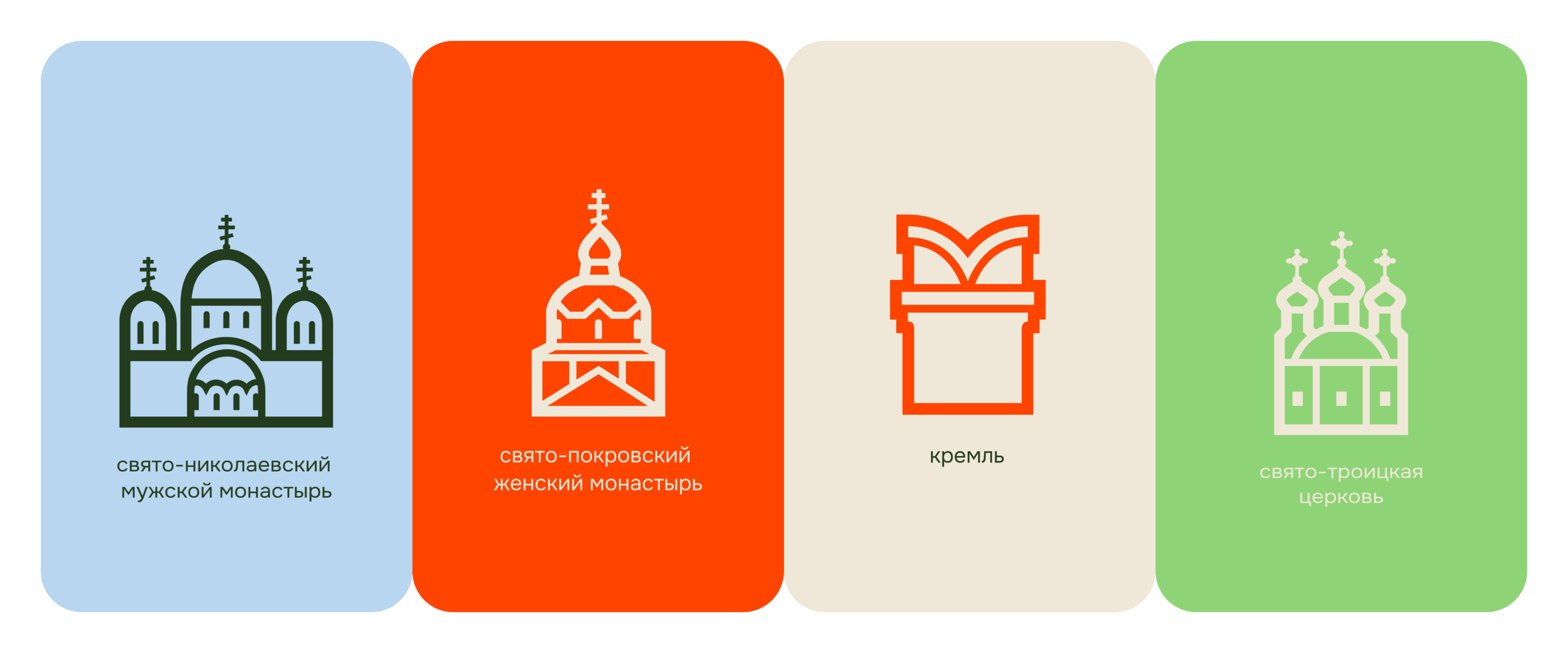 Разработка айдентики и навигации для г. Верхотурье — Изображение №5 — Брендинг, Графика на Dprofile