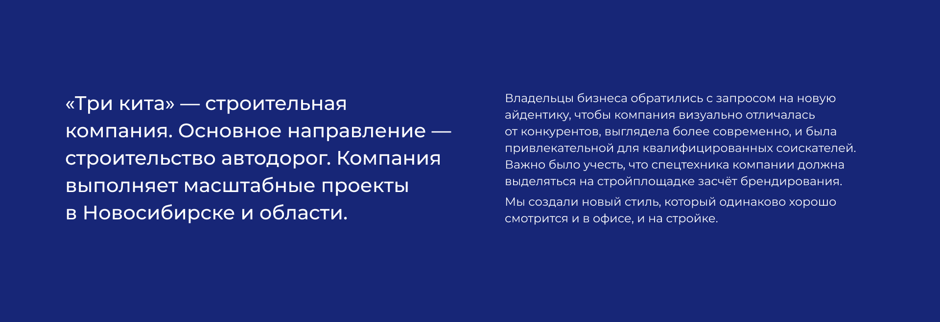 «Три кита». Айдентика для строительной компании — Изображение №2 — Брендинг на Dprofile