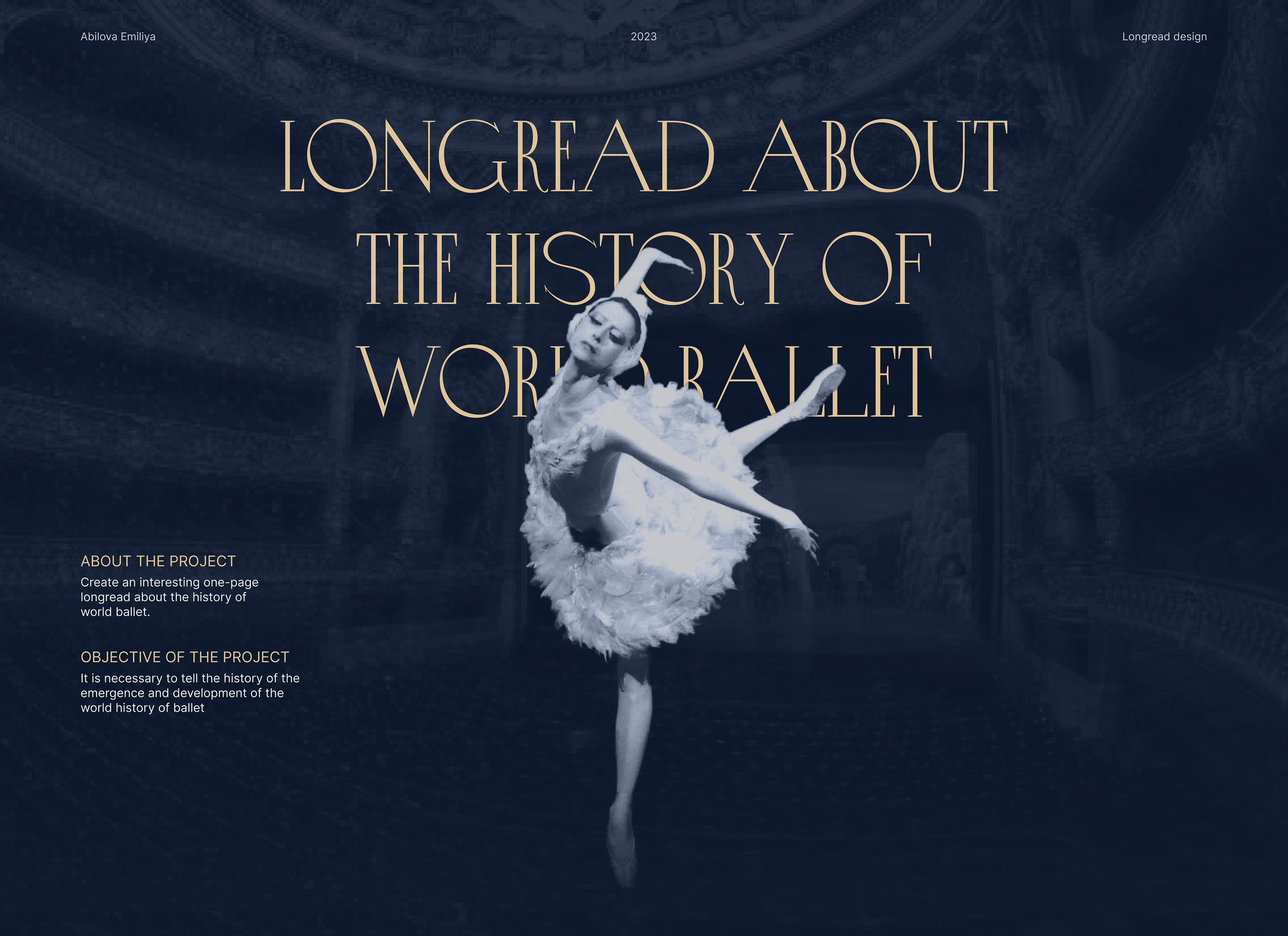 Longread about the History of World Ballet — Изображение №1 — Интерфейсы, Брендинг на Dprofile