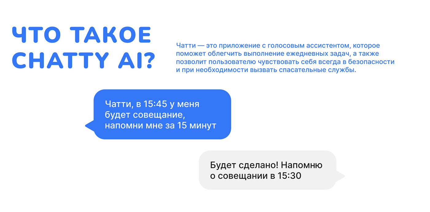Chatty AI голосовой ассистент на основе ИИ — Изображение №2 — Интерфейсы на Dprofile