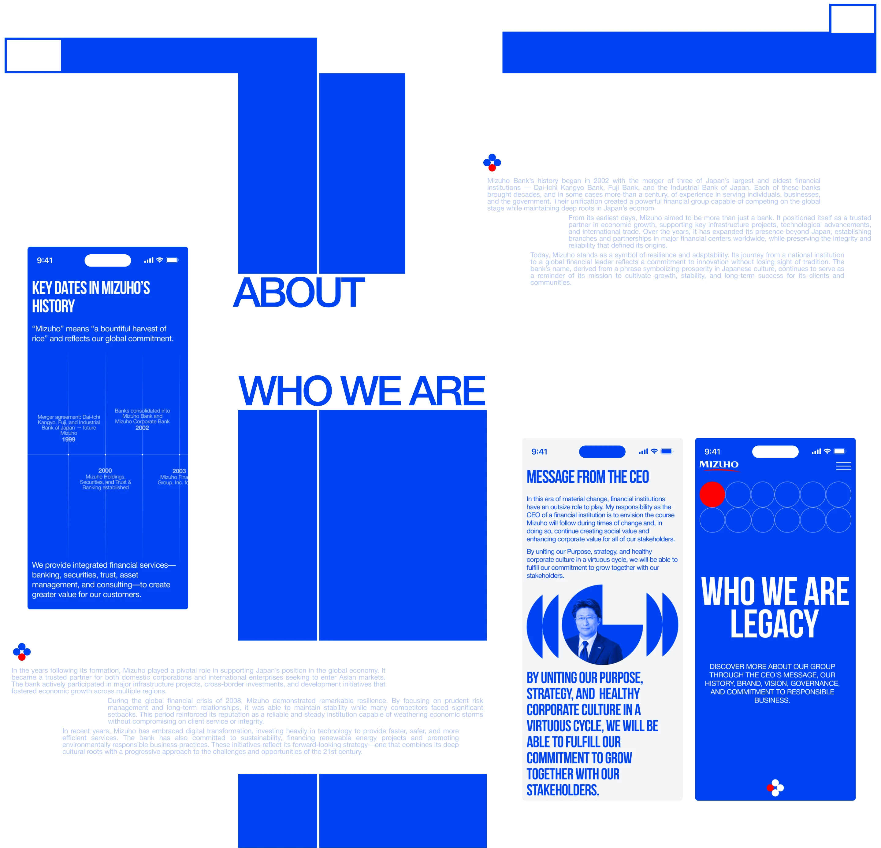 Mizuho Financial Group |Corporate websitee website — Изображение №10 — Интерфейсы, Графика на Dprofile