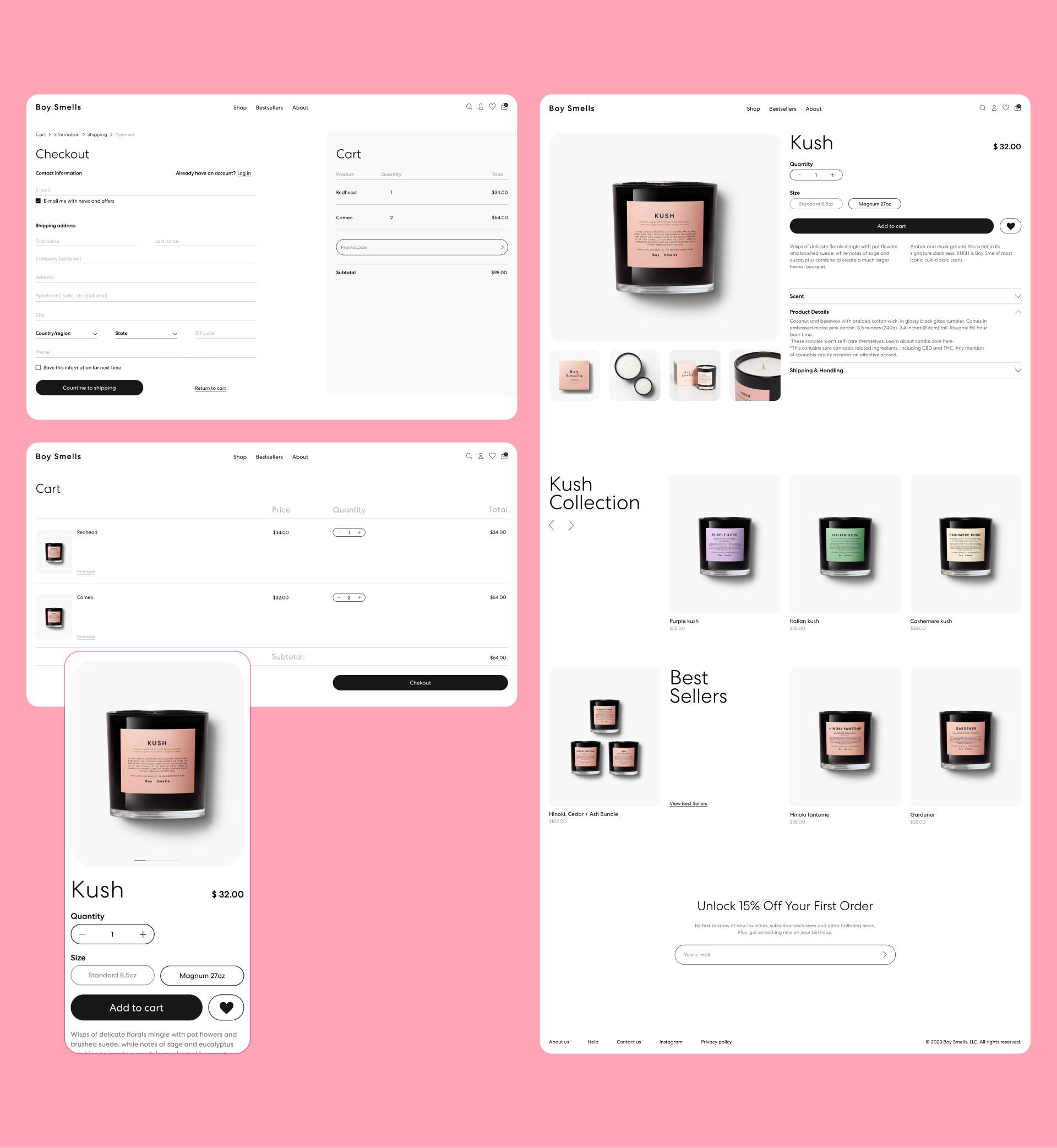 Boy Smells | E-commerce — Изображение №8 — Интерфейсы на Dprofile