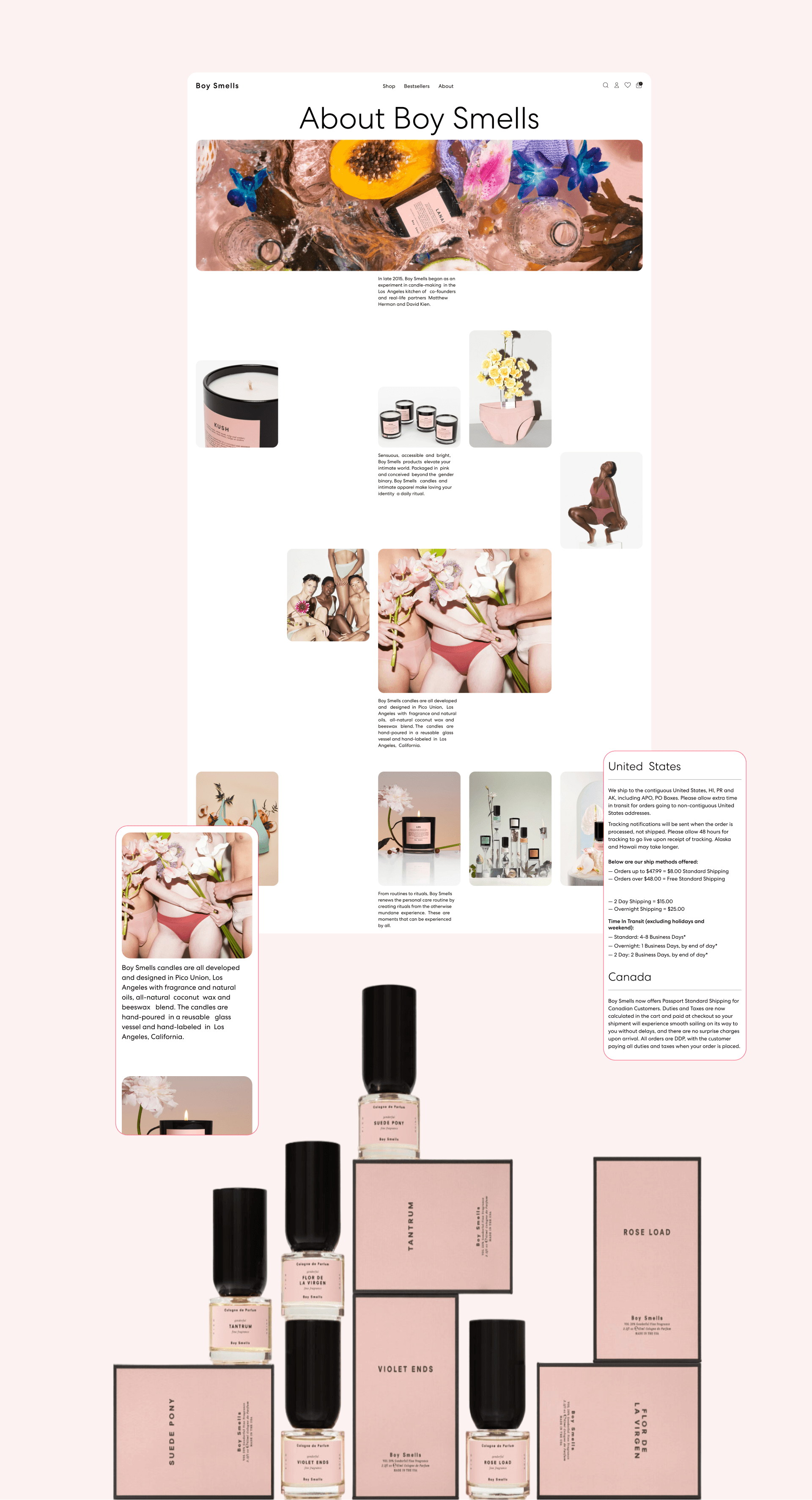 Boy Smells | E-commerce — Изображение №10 — Интерфейсы на Dprofile