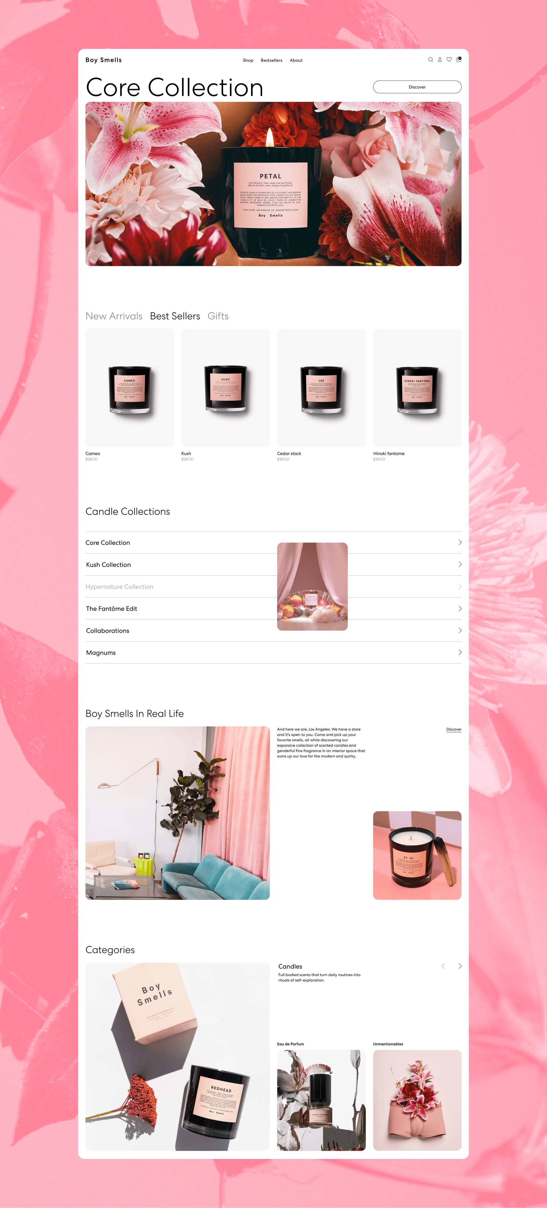 Boy Smells | E-commerce — Изображение №3 — Интерфейсы на Dprofile