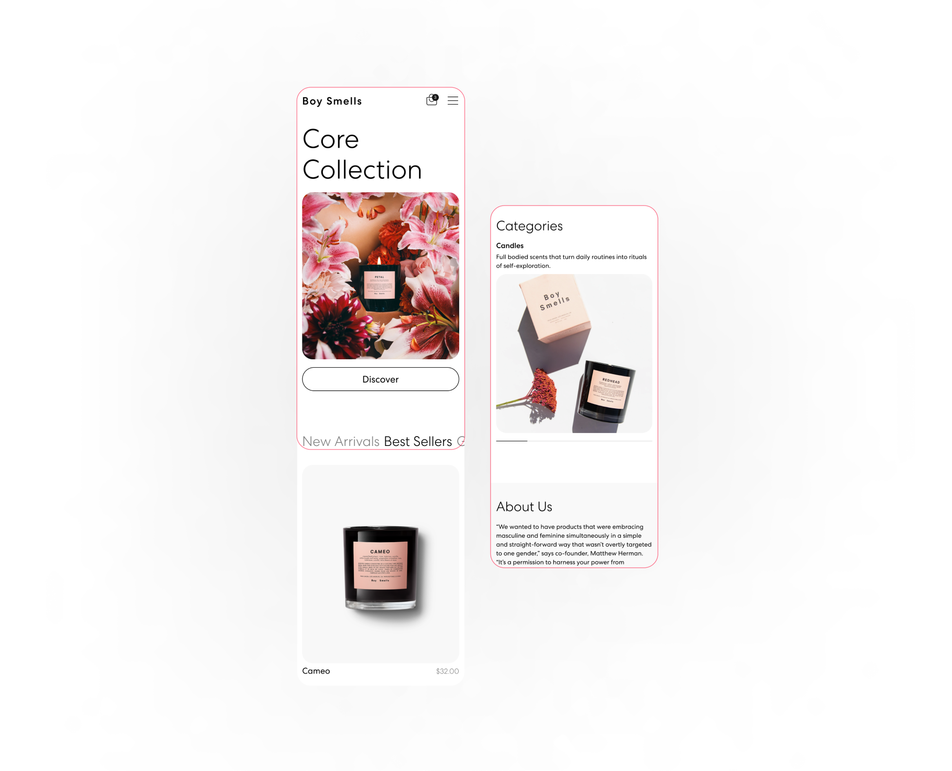 Boy Smells | E-commerce — Изображение №4 — Интерфейсы на Dprofile
