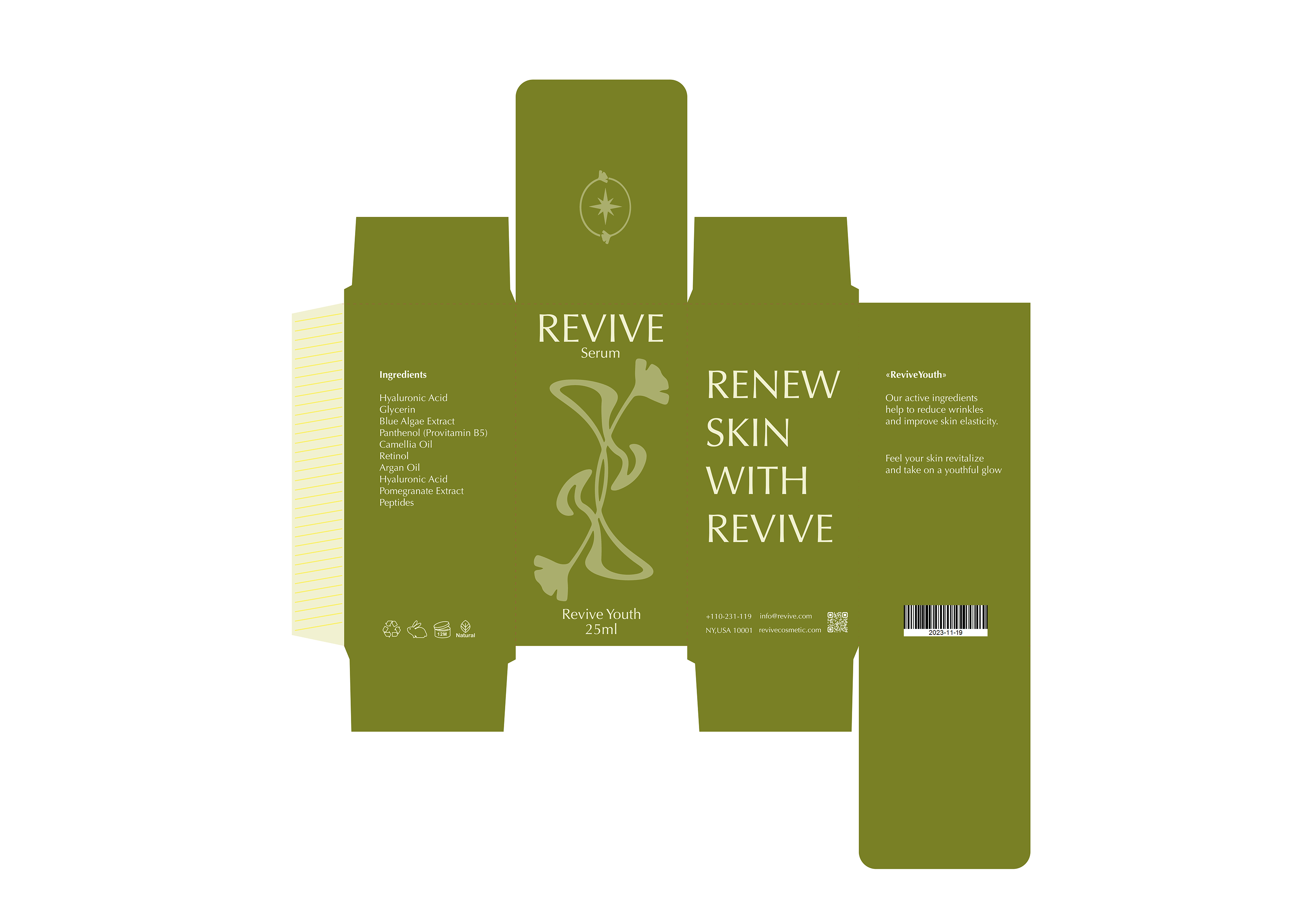 Revive Serum - Brand Design — Изображение №5 — Брендинг, Графика на Dprofile
