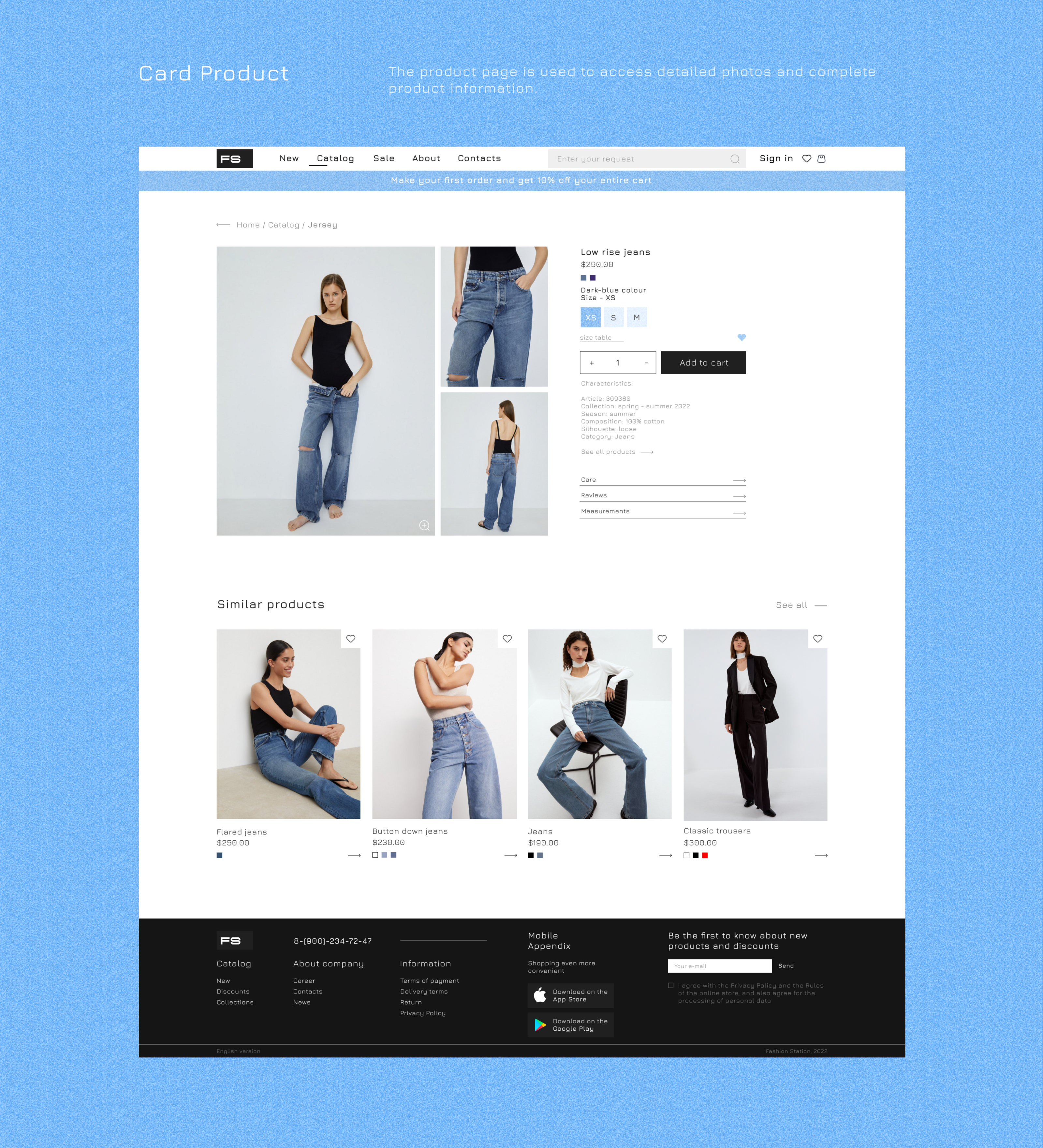 Fashion Station | Clothing store — Изображение №12 — Интерфейсы, Брендинг на Dprofile