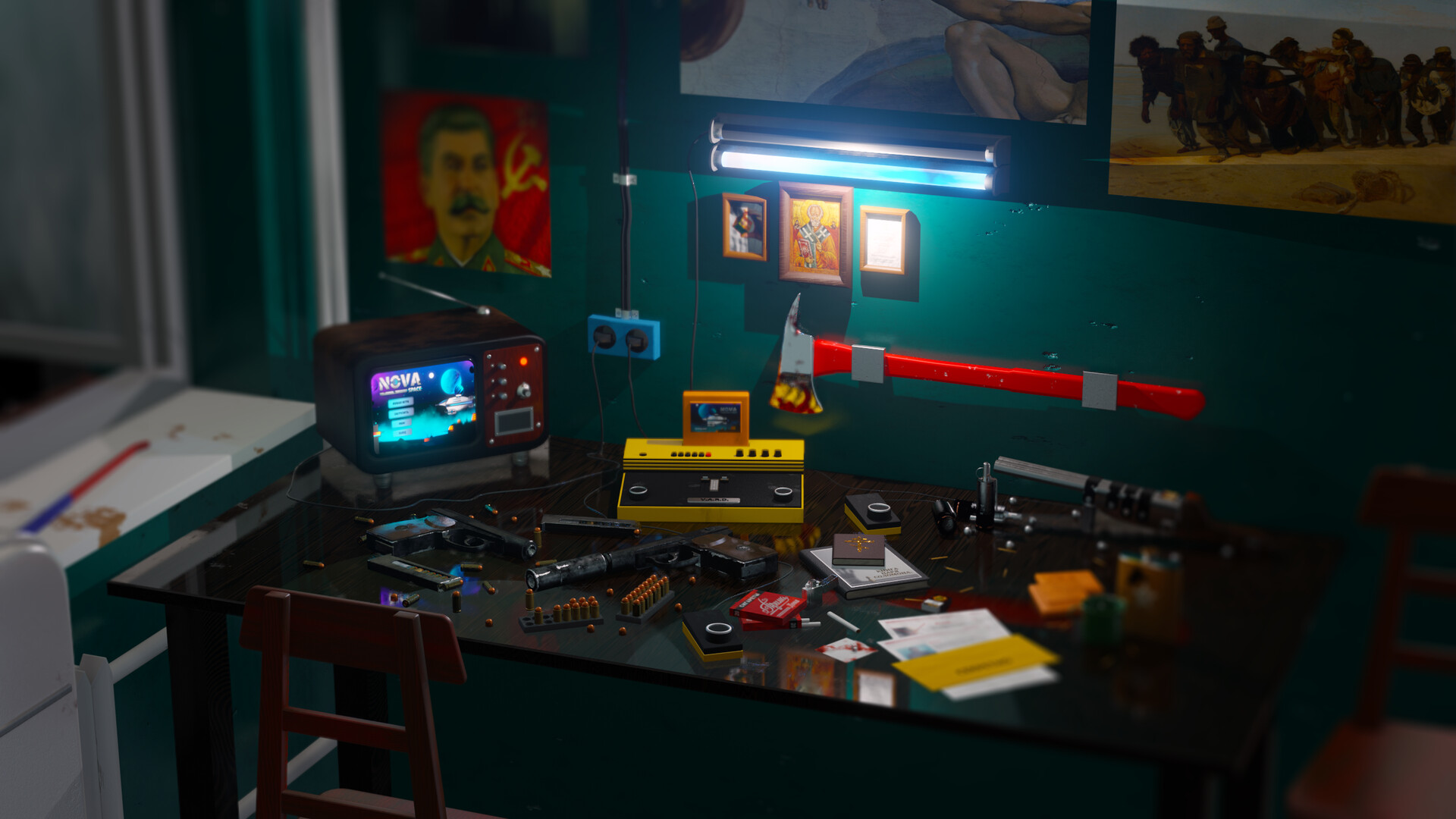 The killer Vladimir's room — Изображение №6 — Иллюстрация, 3D на Dprofile