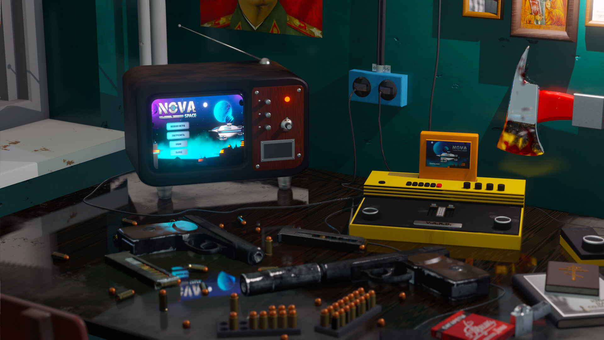 The killer Vladimir's room — Изображение №13 — Иллюстрация, 3D на Dprofile