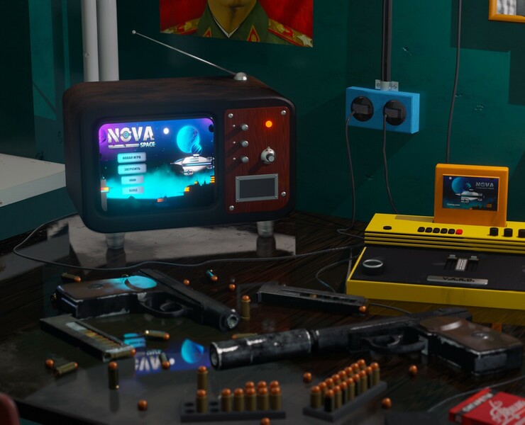 The killer Vladimir's room — Иллюстрация, 3D на Dprofile