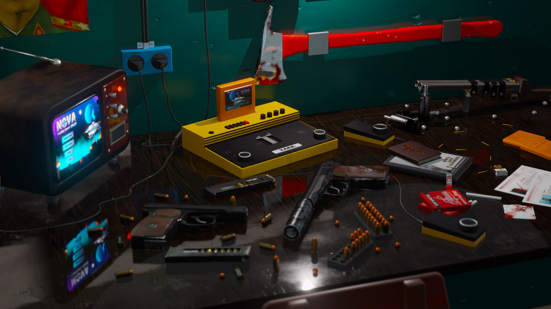 The killer Vladimir's room — Изображение №5 — Иллюстрация, 3D на Dprofile
