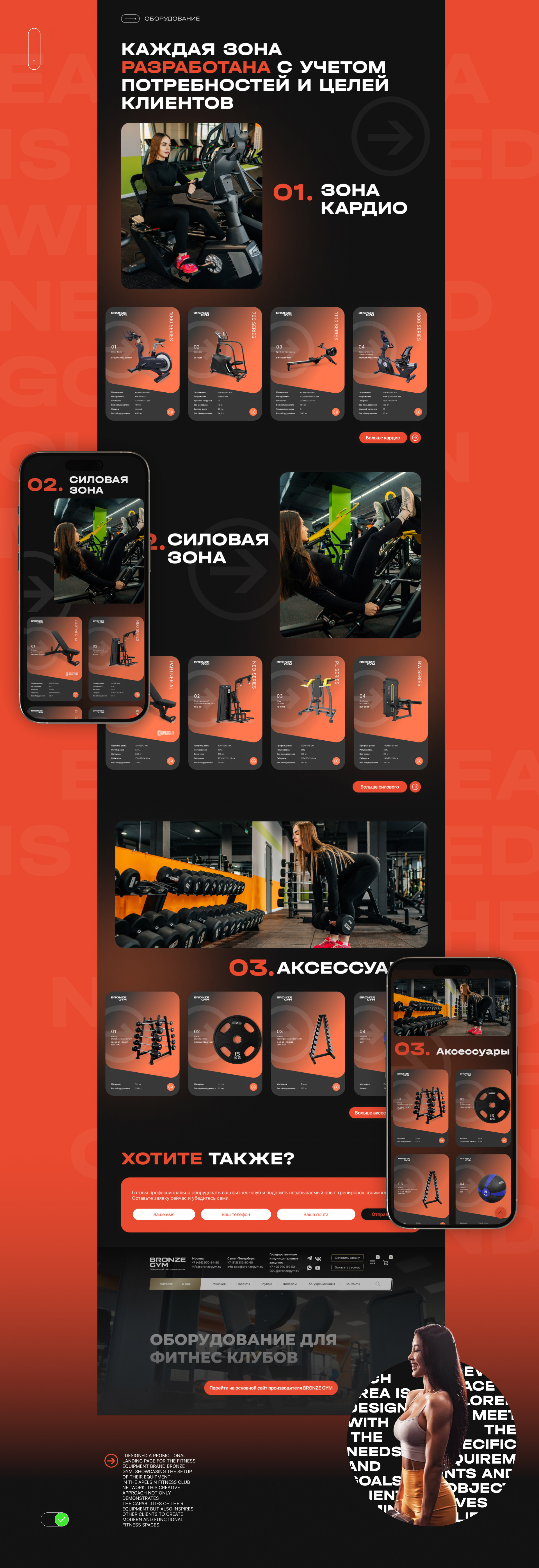 Bronze Gym — Изображение №11 — Интерфейсы на Dprofile