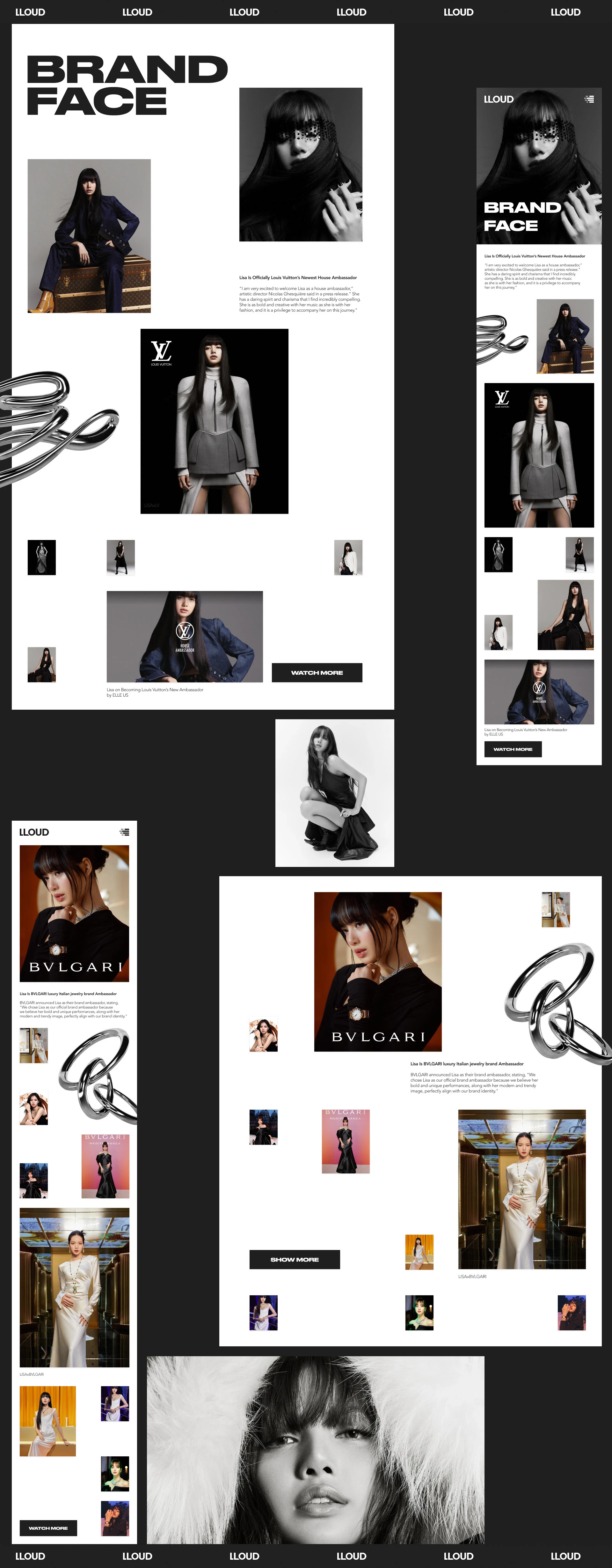 Lloud by Lisa (Website Redesign Concept) — Изображение №13 — Интерфейсы на Dprofile