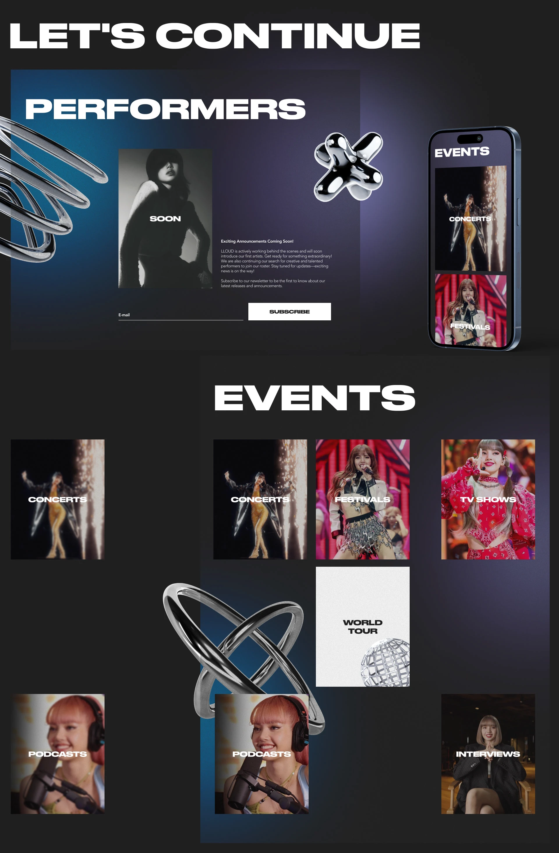 Lloud by Lisa (Website Redesign Concept) — Изображение №8 — Интерфейсы на Dprofile