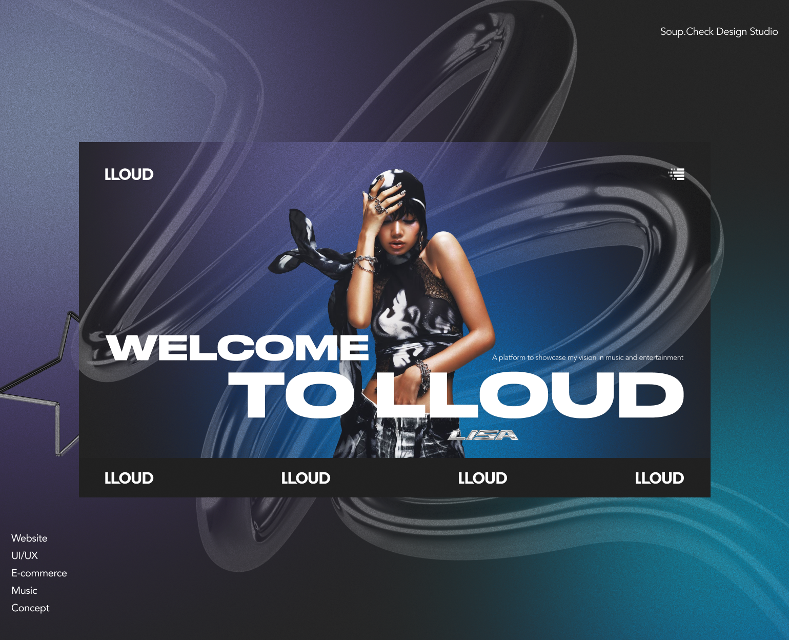 Lloud by Lisa (Website Redesign Concept) на Dprofile