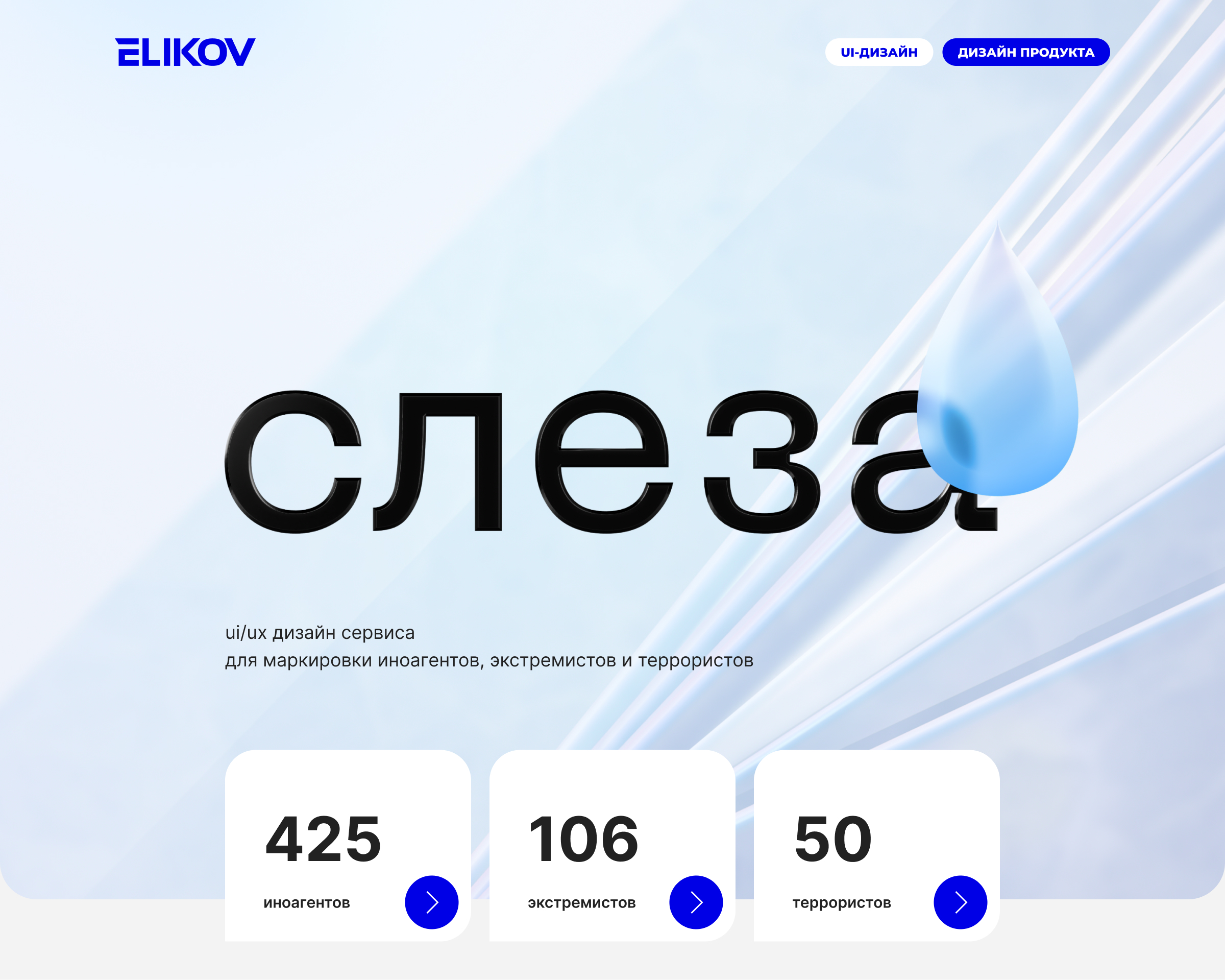 Дизайн сайта Слеза.Медиа — Изображение №1 — Интерфейсы на Dprofile