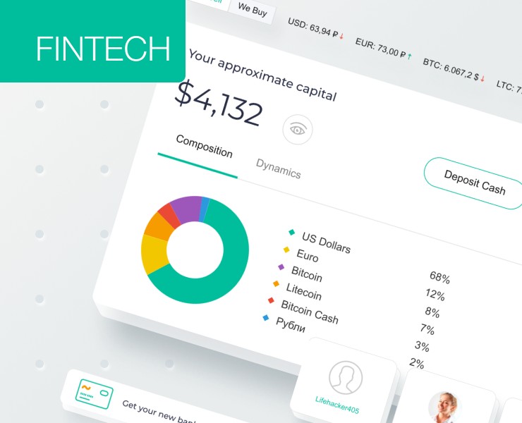 Fintech // Дизайн платёжной системы на Dprofile