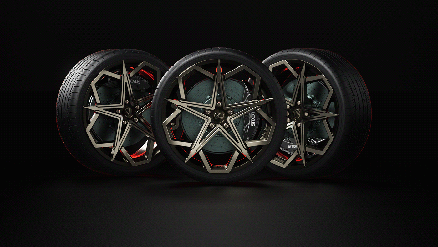 Forged Wheels PW-1923 — Изображение №6 — Графика, 3D на Dprofile
