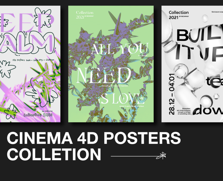 3d poster collection — 3D, Анимация на Dprofile