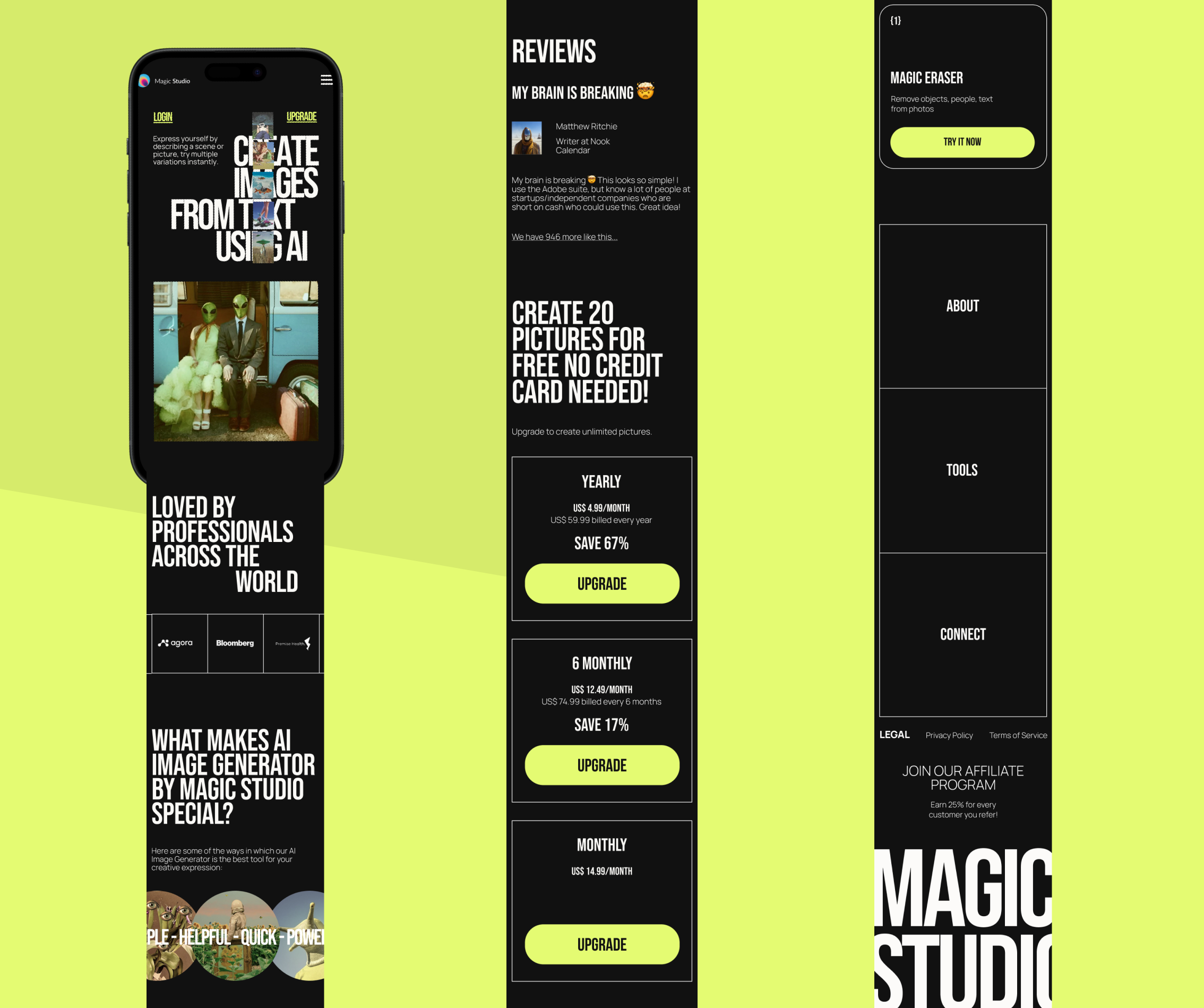 Magic Studio — Изображение №8 — Интерфейсы на Dprofile