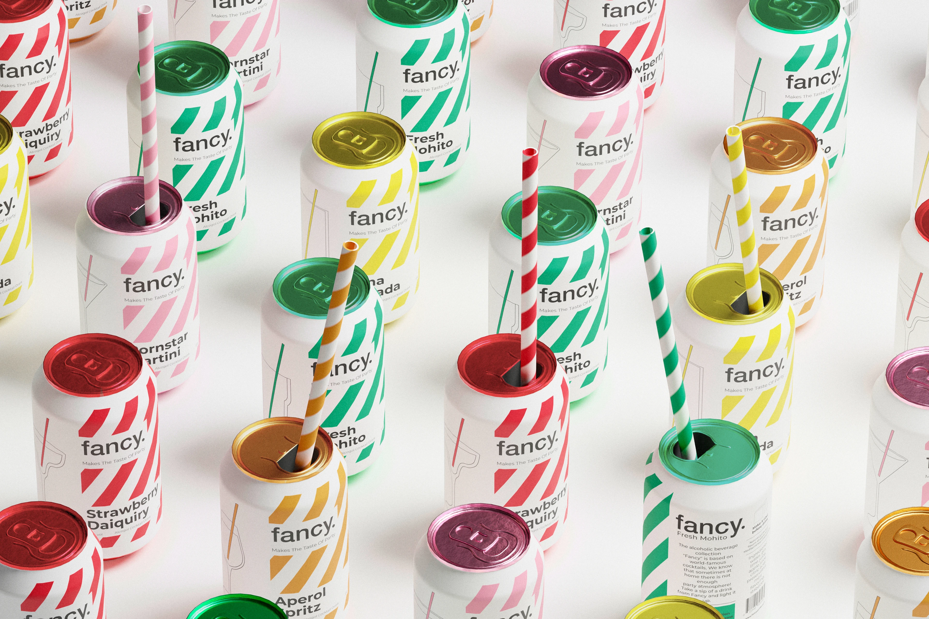 Fancy Drinks - Branding&Packaging — Изображение №9 — Брендинг, 3D на Dprofile