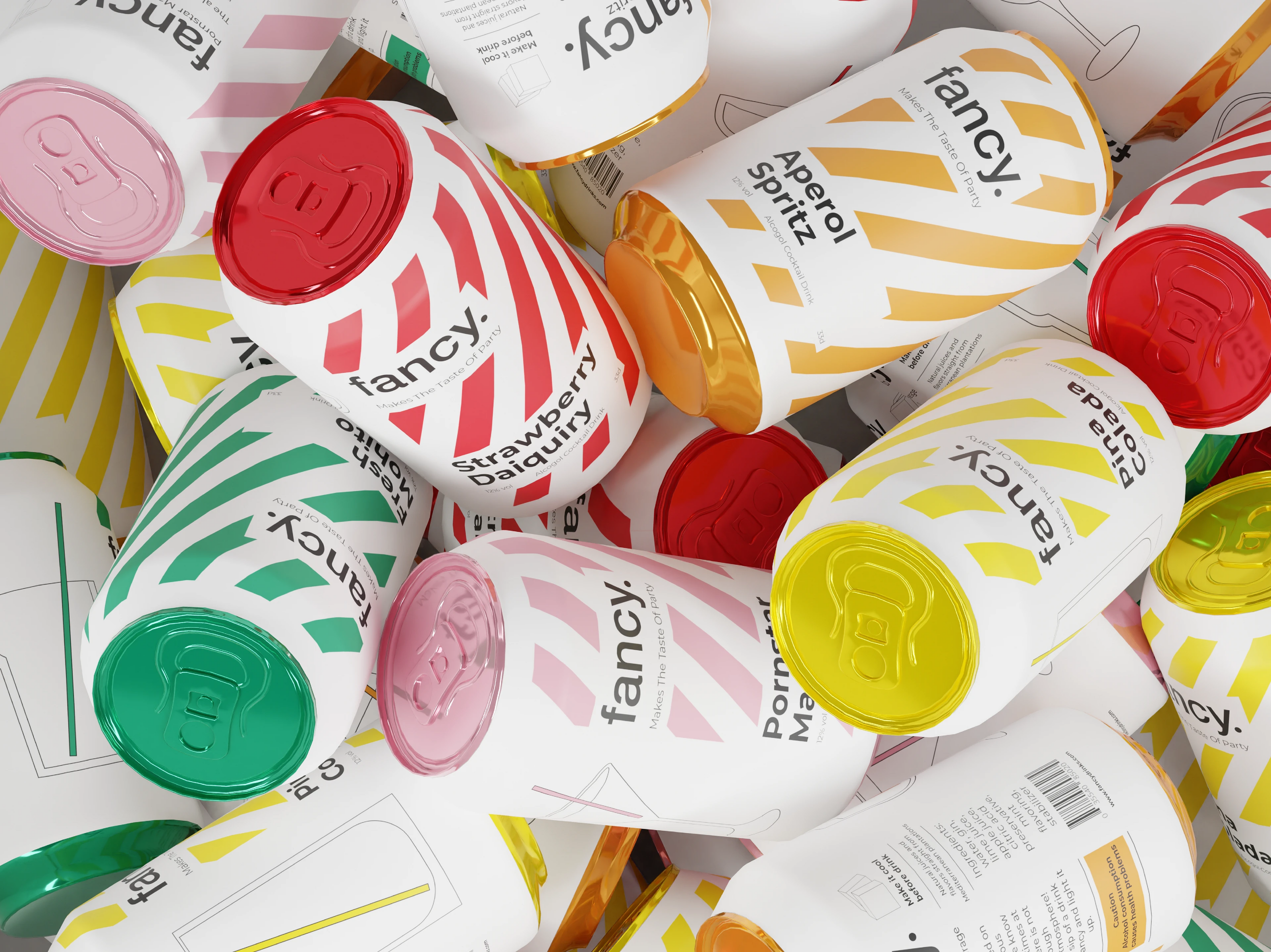 Fancy Drinks - Branding&Packaging — Изображение №1 — Брендинг, 3D на Dprofile