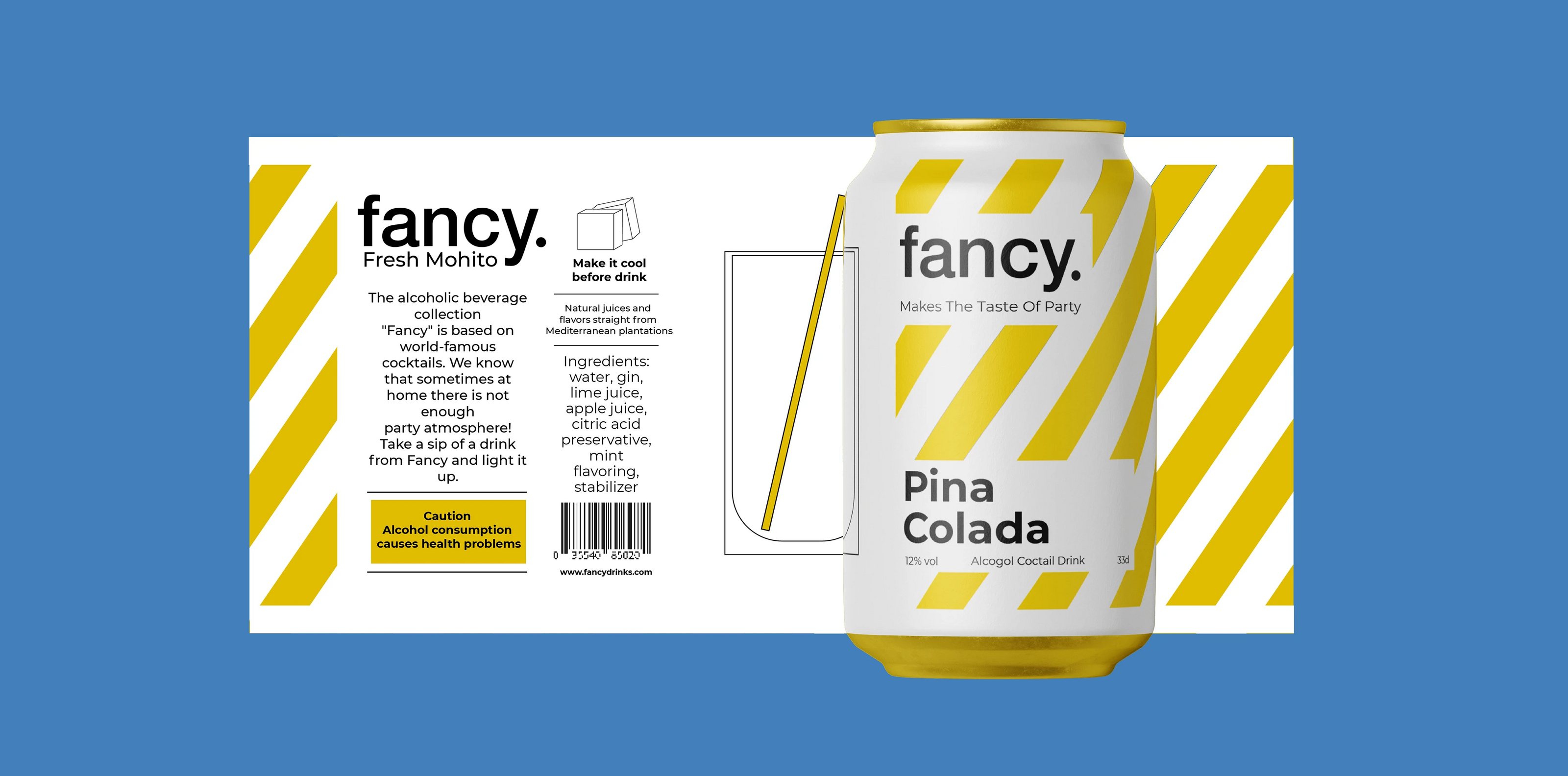 Fancy Drinks - Branding&Packaging — Изображение №8 — Брендинг, 3D на Dprofile