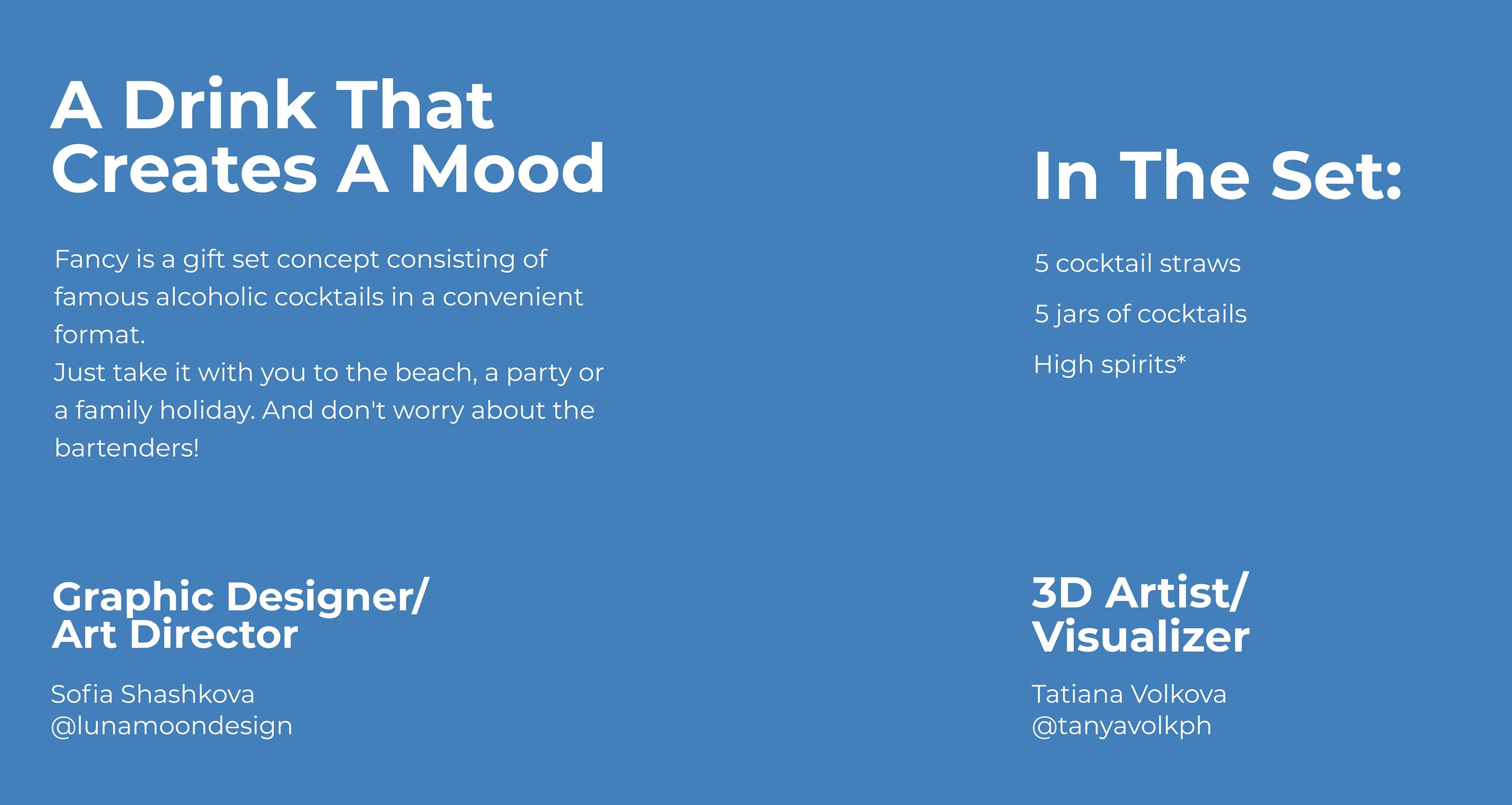 Fancy Drinks - Branding&Packaging — Изображение №3 — Брендинг, 3D на Dprofile