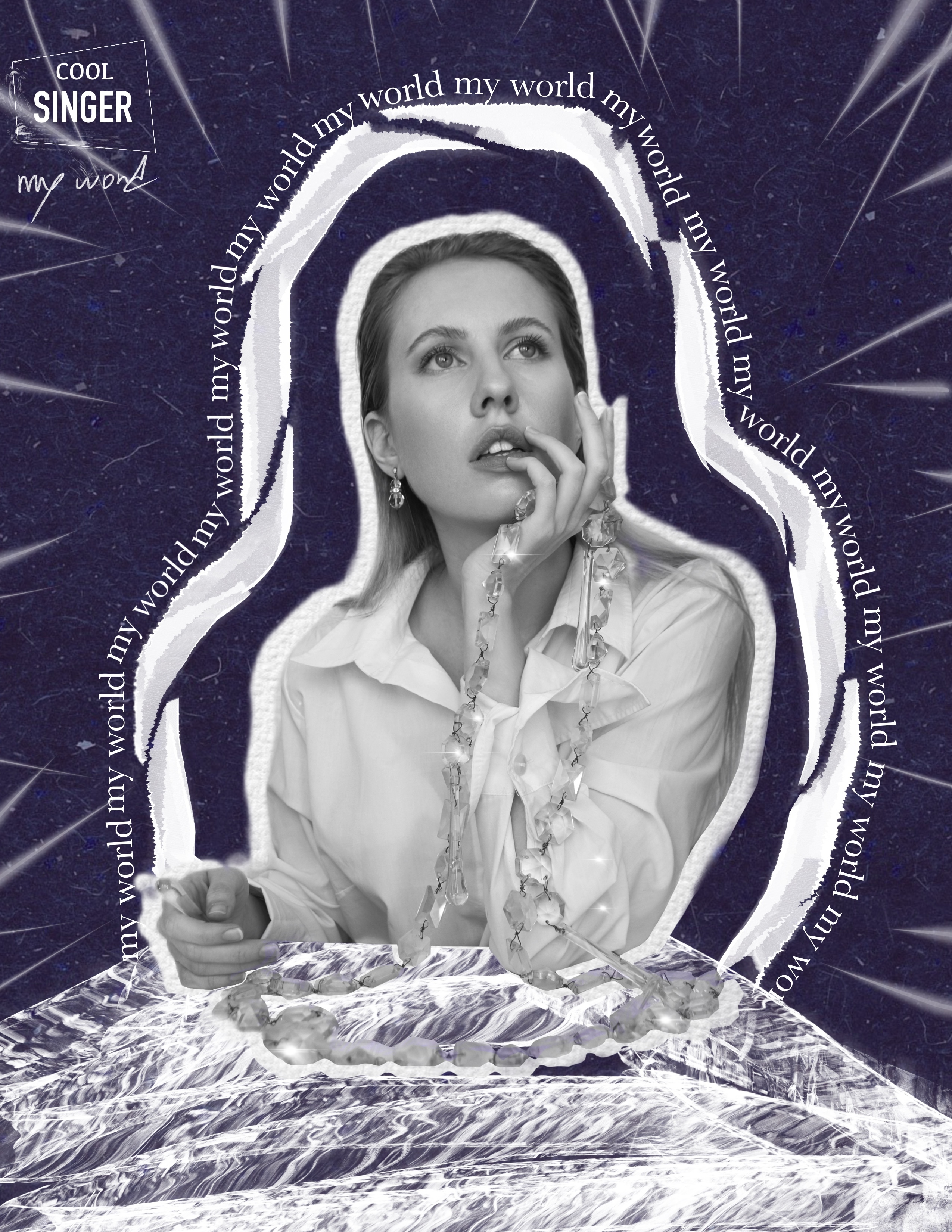 Музыкальная обложка: «My world - мой мир». — Изображение №3 — Иллюстрация, Графика на Dprofile