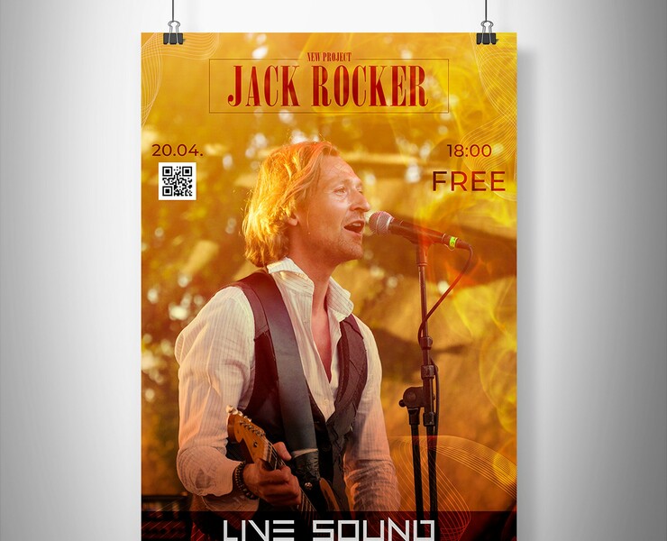 Постер / Афиша о музыкальном концерте — Иллюстрация, Графика на Dprofile