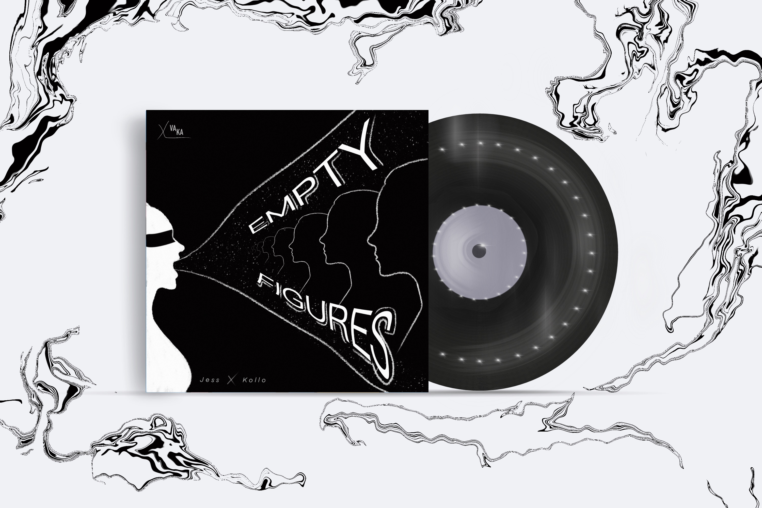 Музыкальная обложка: «Empty figures - Пустые фигуры». — Изображение №1 — Иллюстрация, Графика на Dprofile